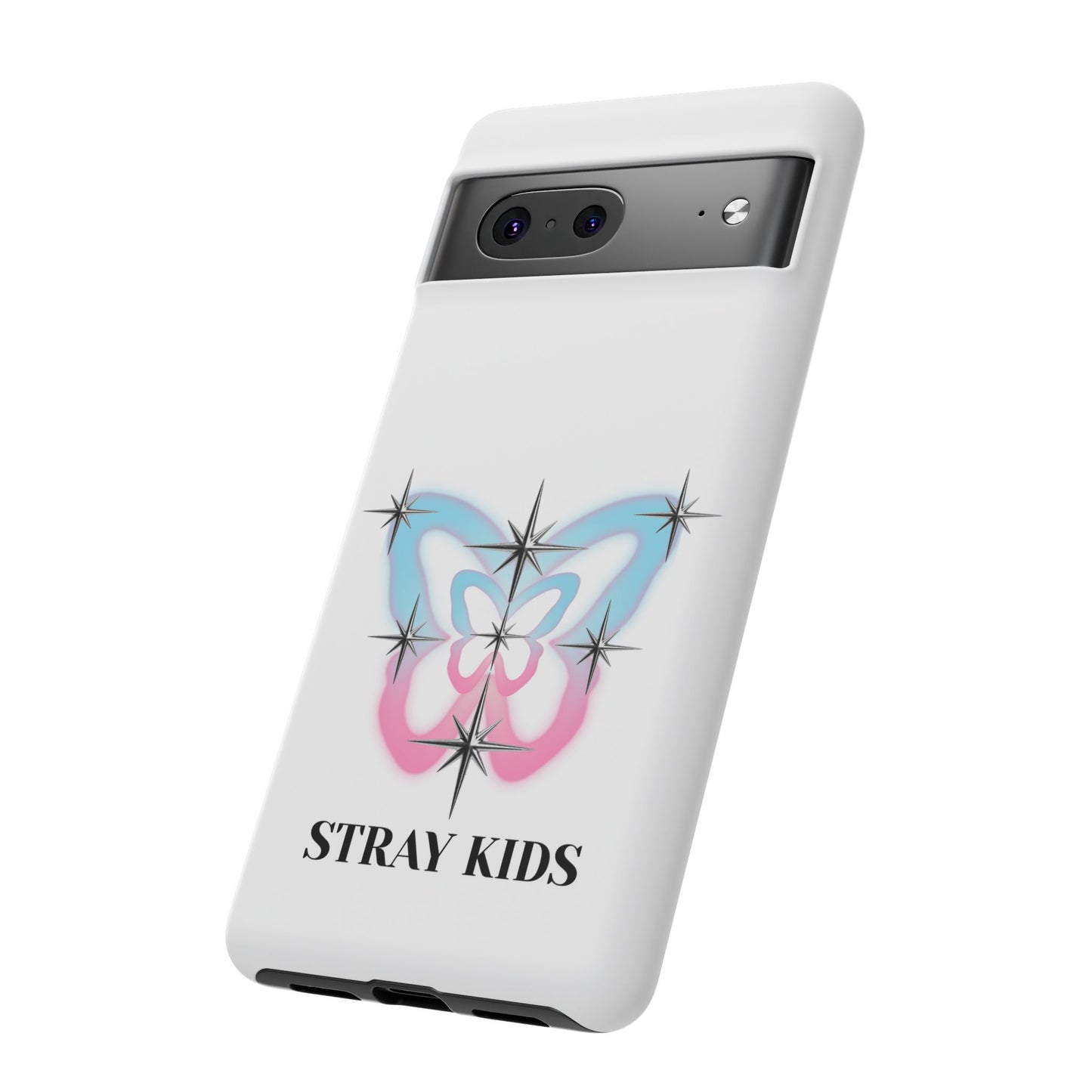 Stray Kids Sparkle Butterfly Phone Case — K-Pop Fan Protective Phone Cover