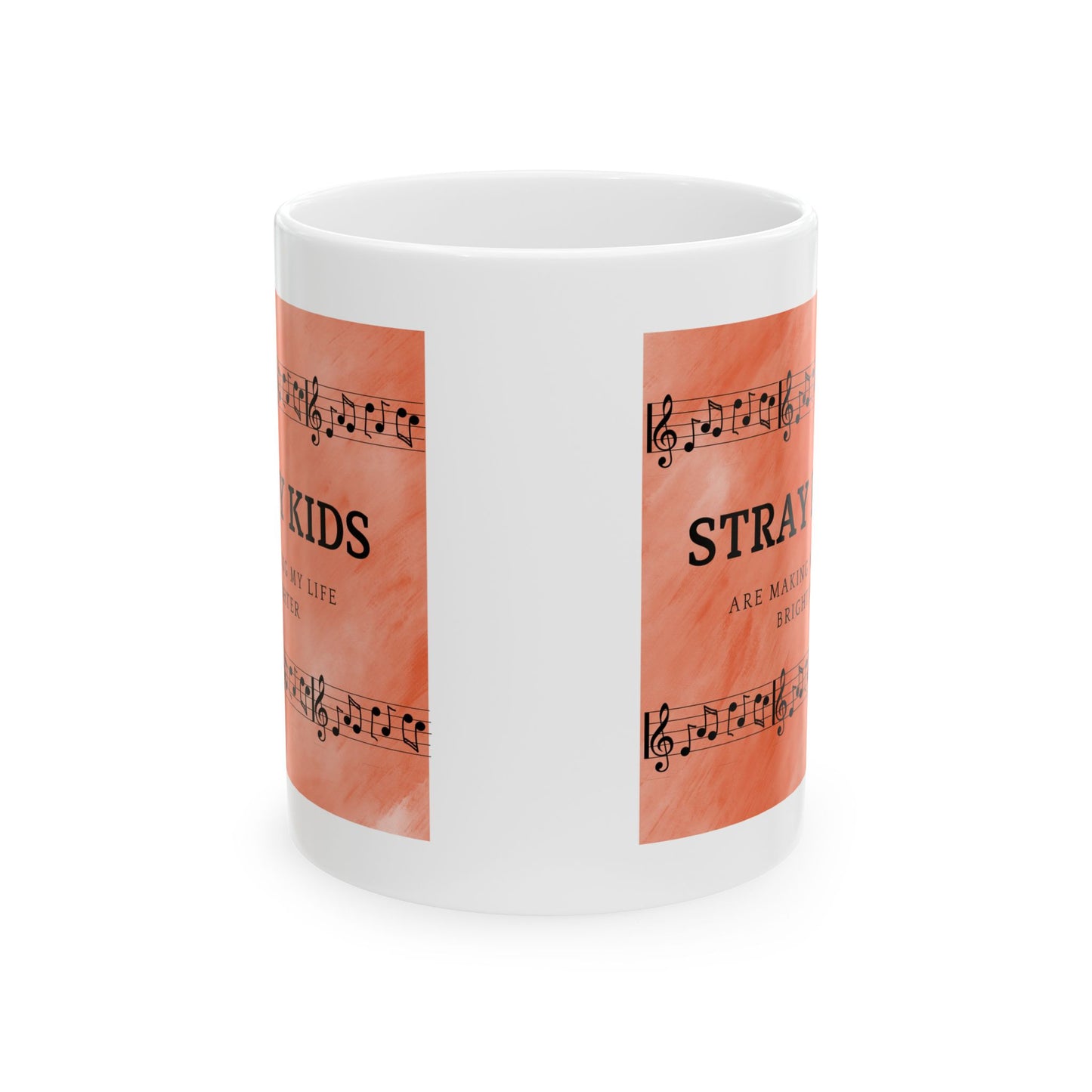 Stray Kids 'Are Making My Life Brighter “ Lyric Ceramic Mug (11oz)