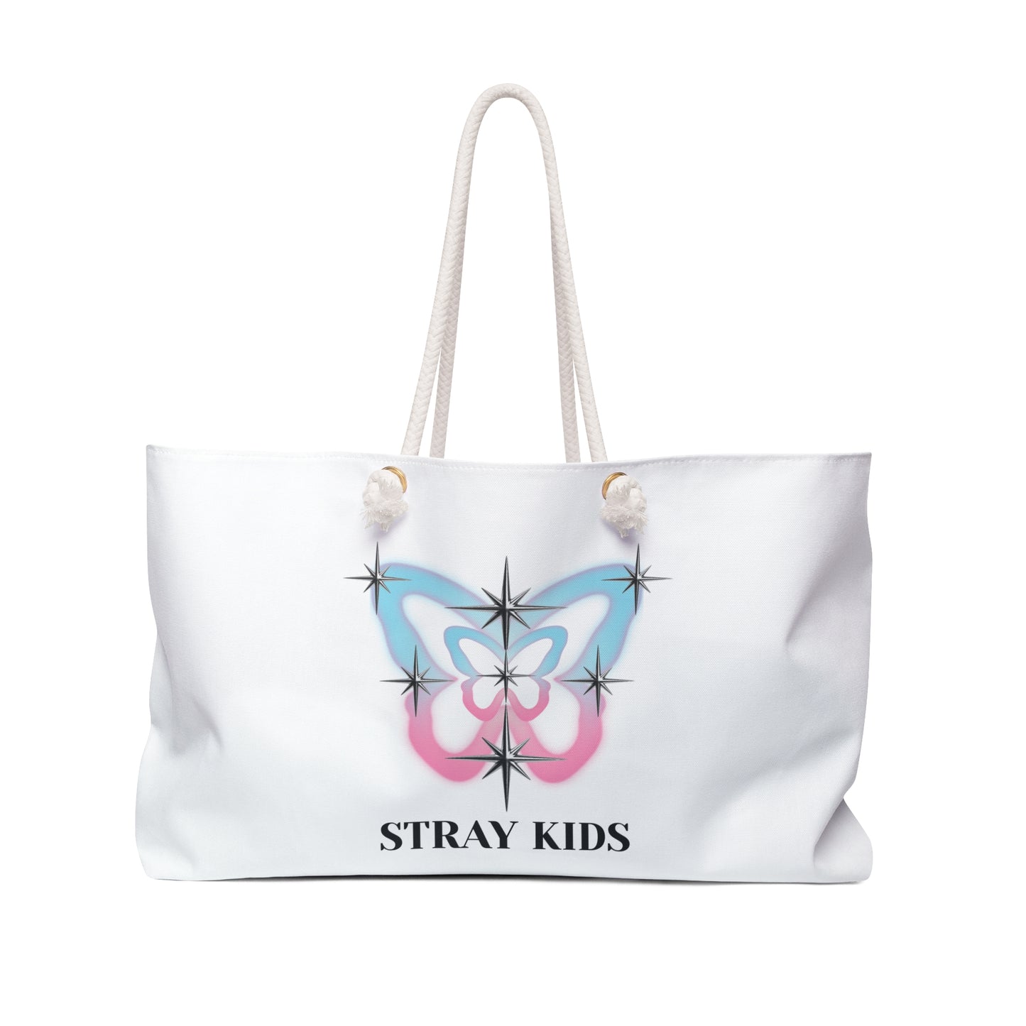 Stray Kids Butterfly Weekender Bag – K-Pop Travel Tote