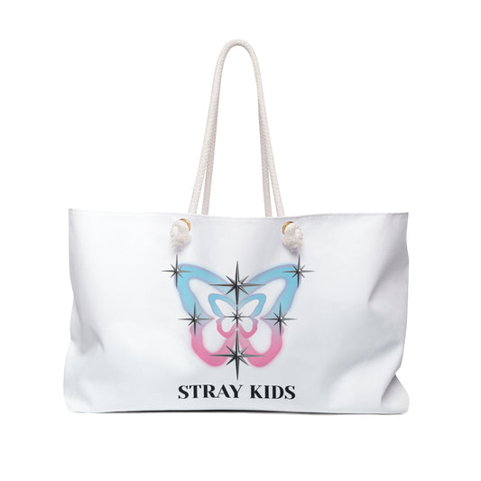 Stray Kids Butterfly Weekender Bag – K-Pop Travel Tote