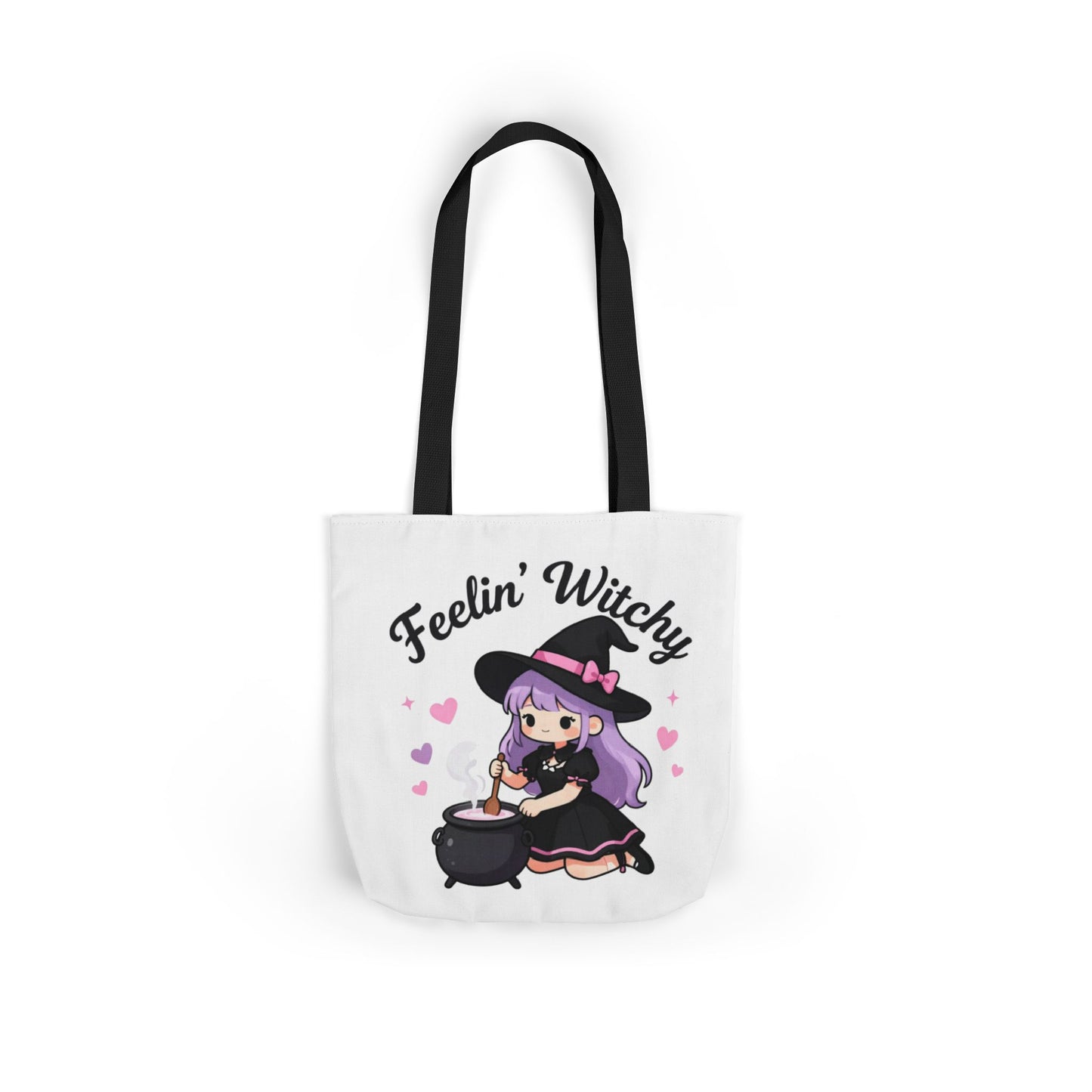 Feelin' Witchy Cute Witch Tote Bag