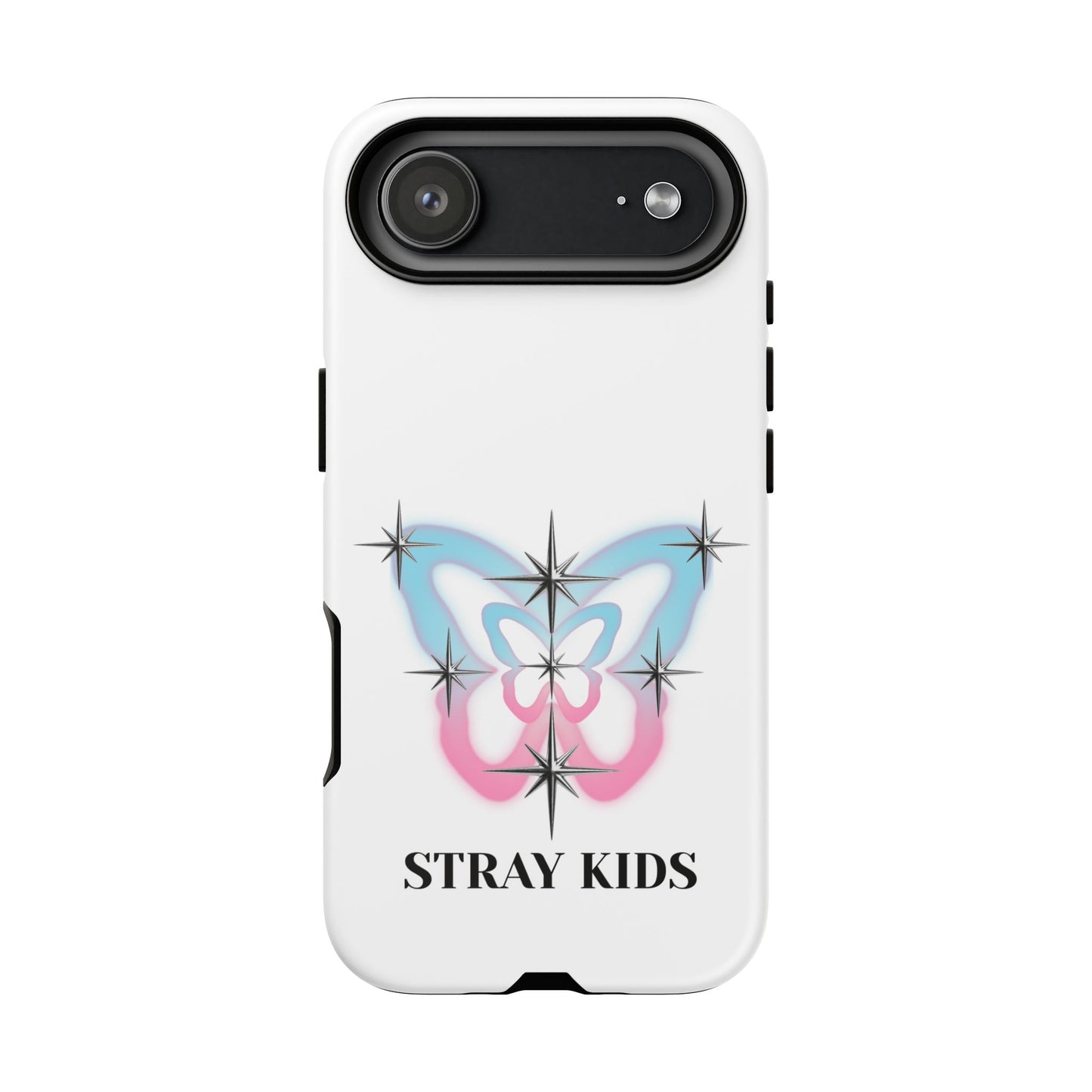 Stray Kids Sparkle Butterfly Phone Case — K-Pop Fan Protective Phone Cover