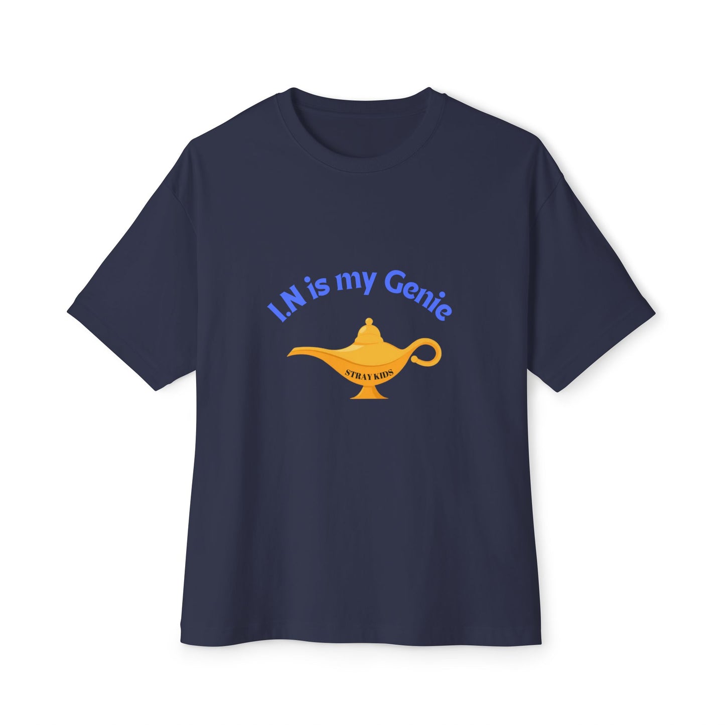 "I.N is my Genie" Tee, STRAY KIDS fan Oversized Graphic Boxy T-Shirt