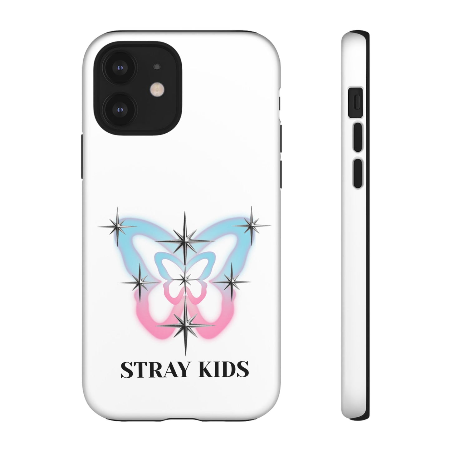 Stray Kids Sparkle Butterfly Phone Case — K-Pop Fan Protective Phone Cover