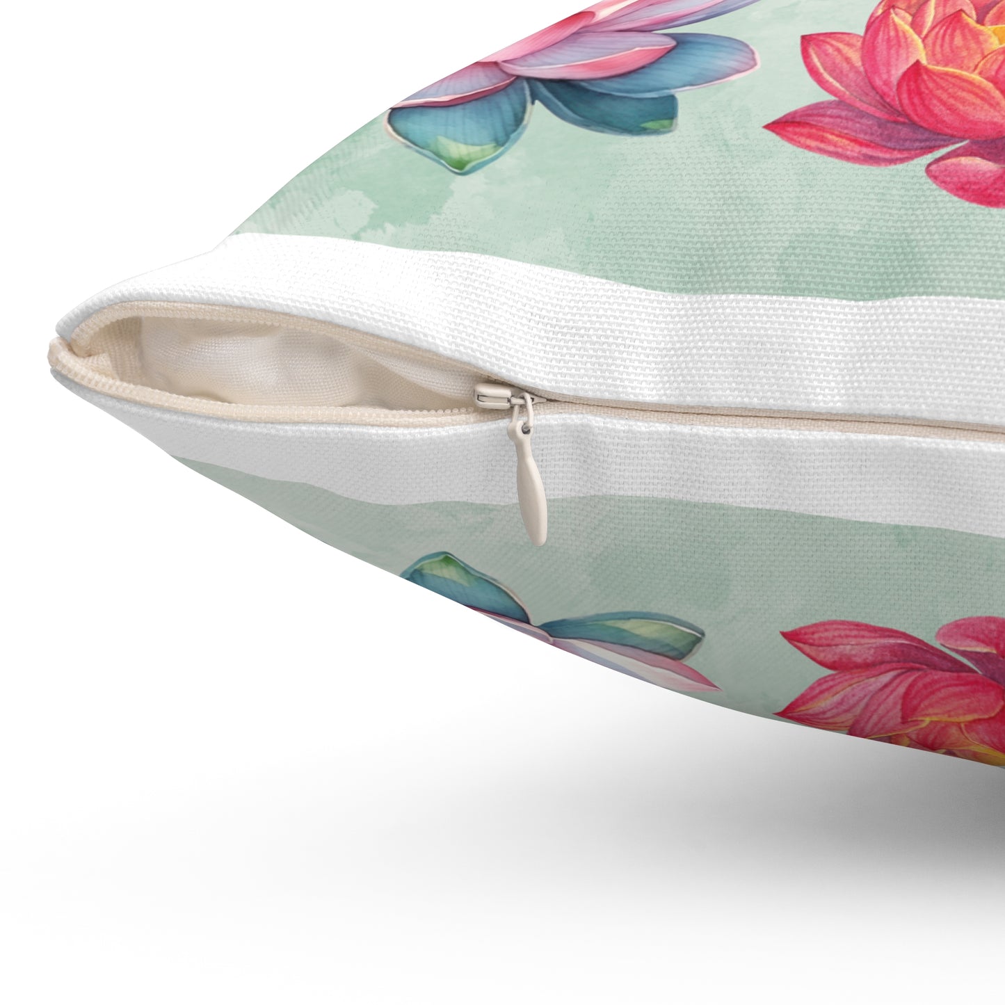 Buddha Lotus Meditation Throw Pillow — Spiritual Zen Home Decor