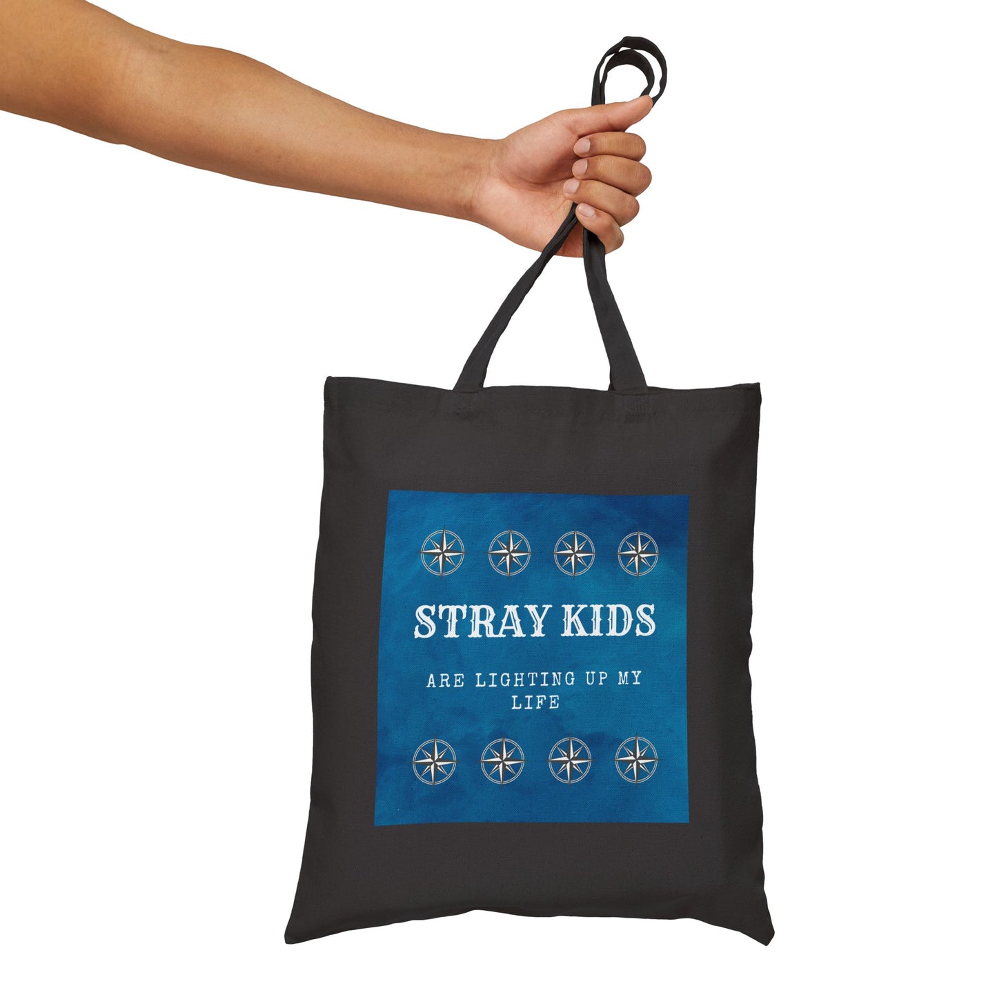 Stray Kids Fan Tote Bag — "Stray Kids Are Lighting Up My Life" Laptop & Concert Bag