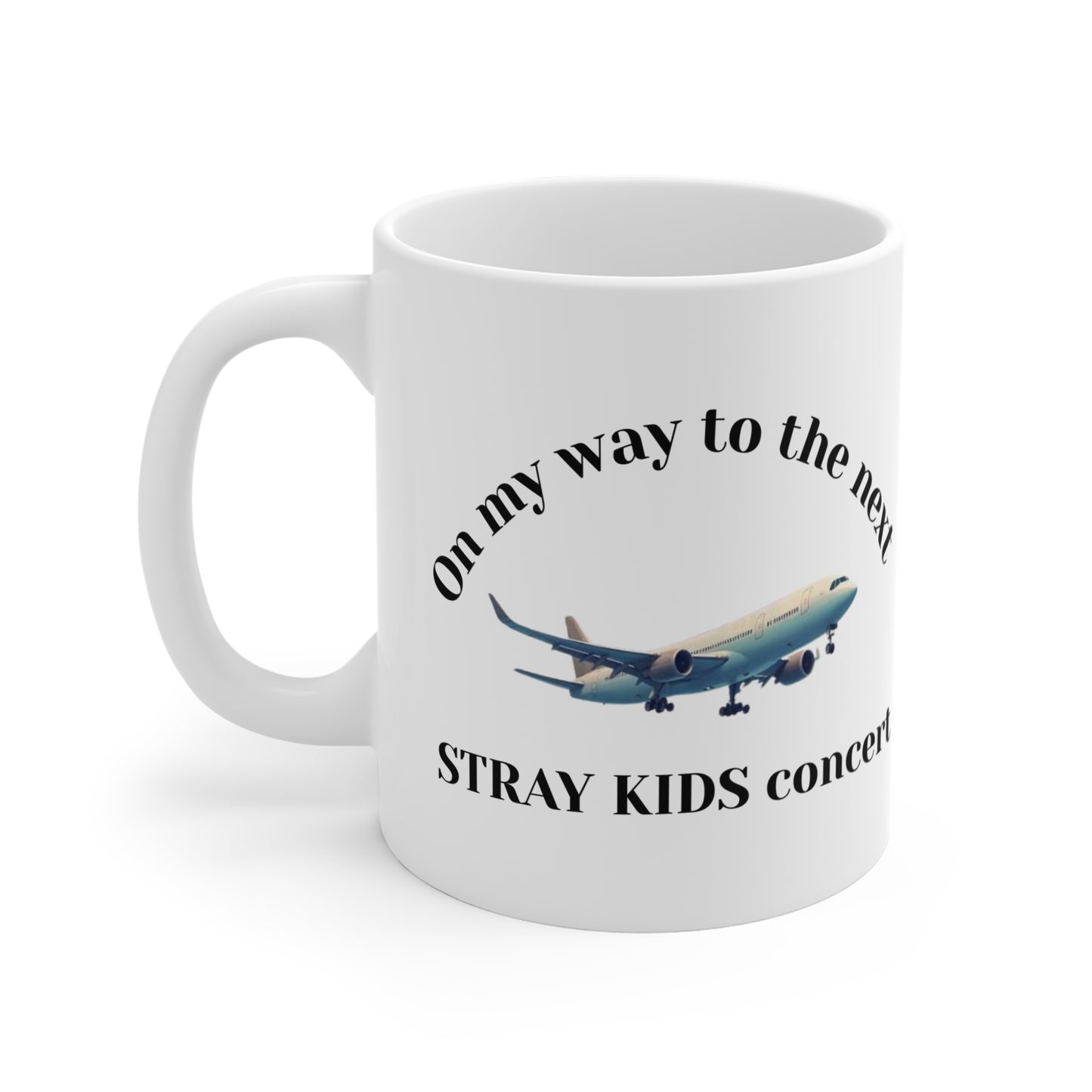 Stray Kids Concert Travel Mug — "On my way to the next STRAY KIDS concert" 11oz
