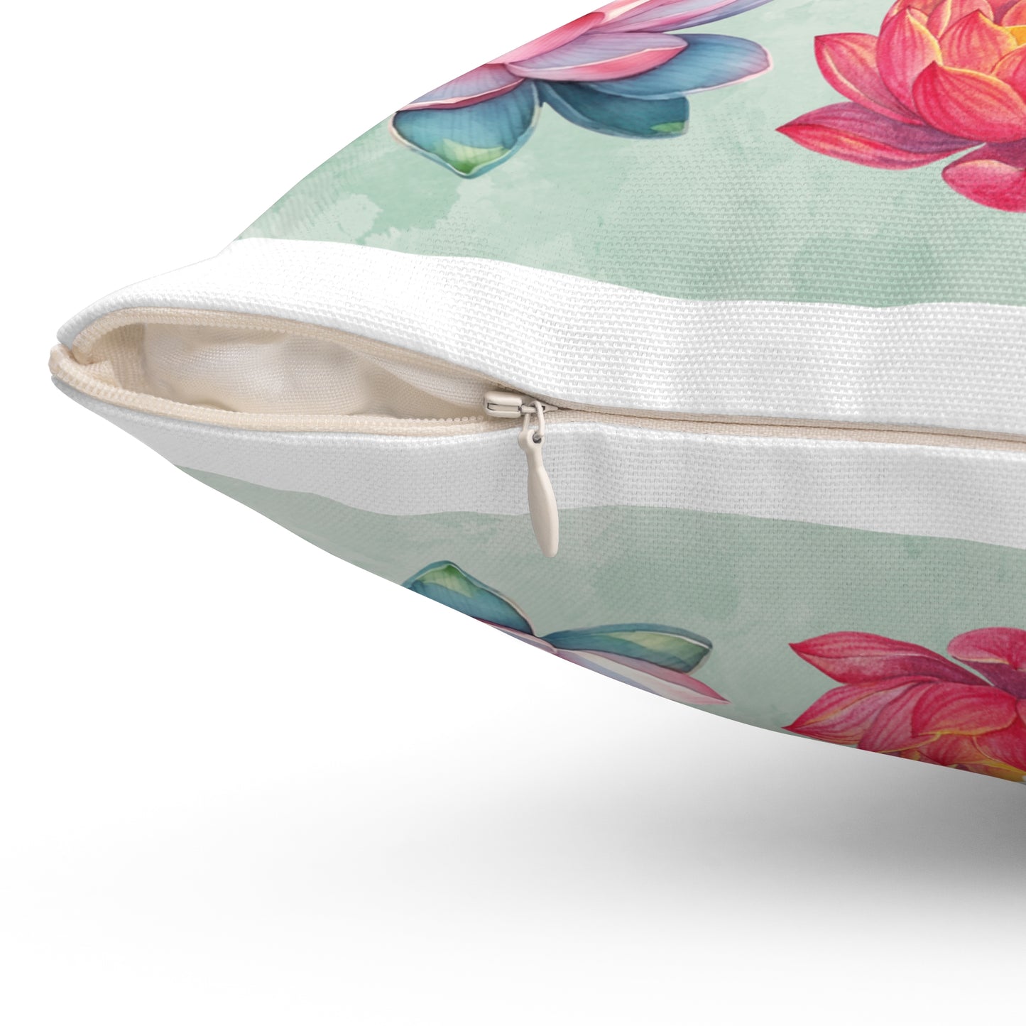 Buddha Lotus Meditation Throw Pillow — Spiritual Zen Home Decor