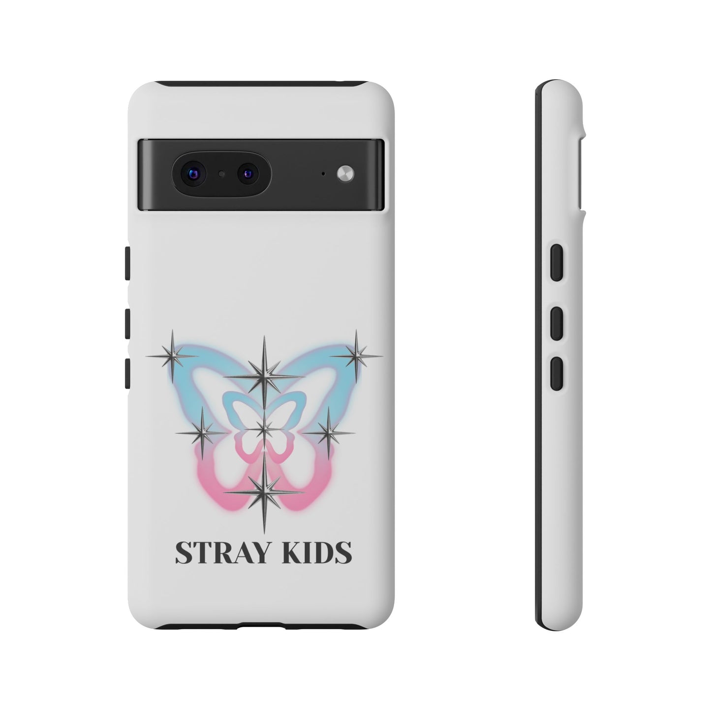 Stray Kids Sparkle Butterfly Phone Case — K-Pop Fan Protective Phone Cover