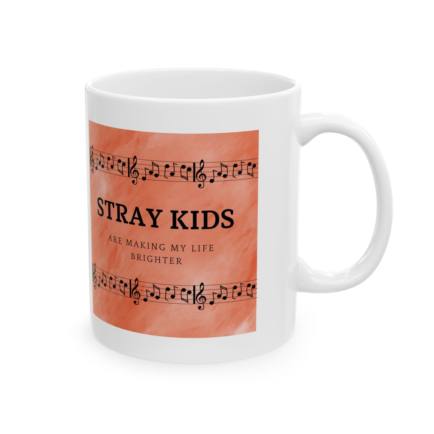 Stray Kids 'Are Making My Life Brighter “ Lyric Ceramic Mug (11oz)