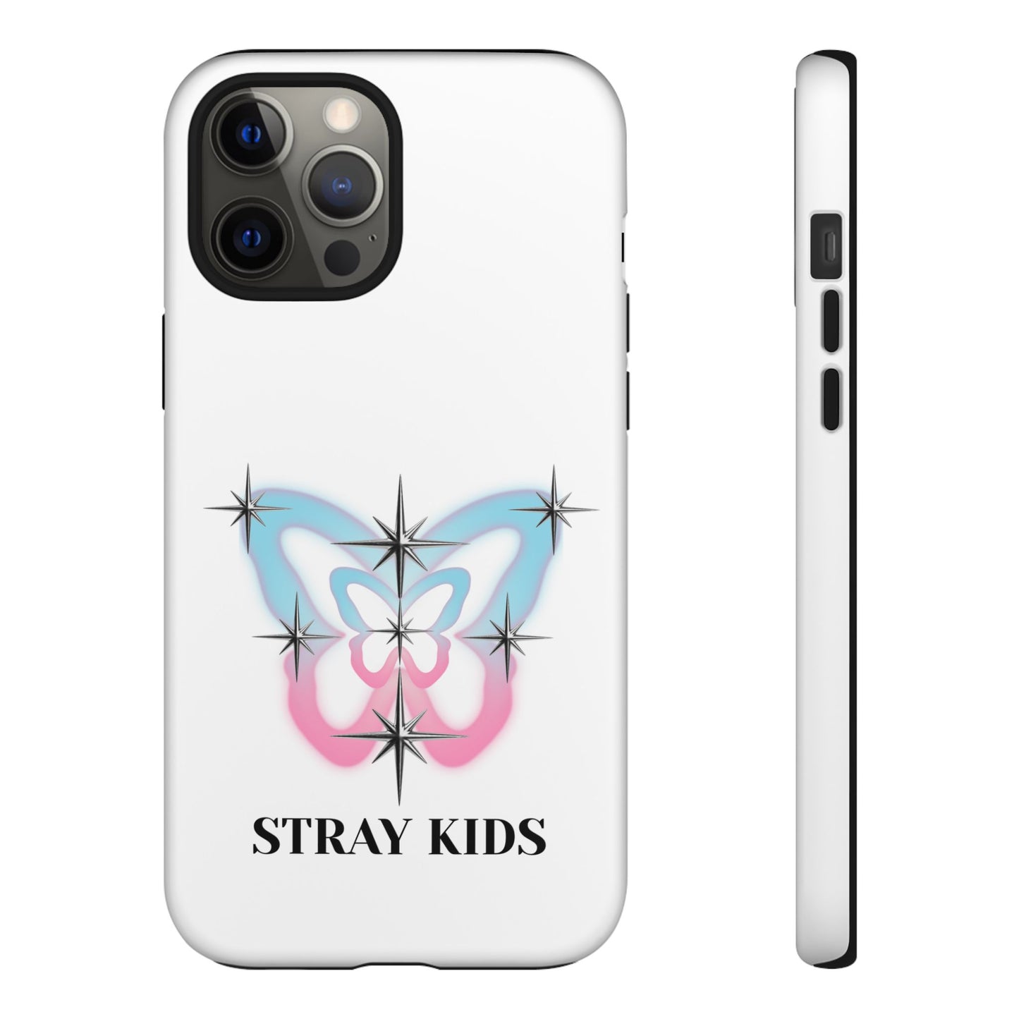 Stray Kids Sparkle Butterfly Phone Case — K-Pop Fan Protective Phone Cover