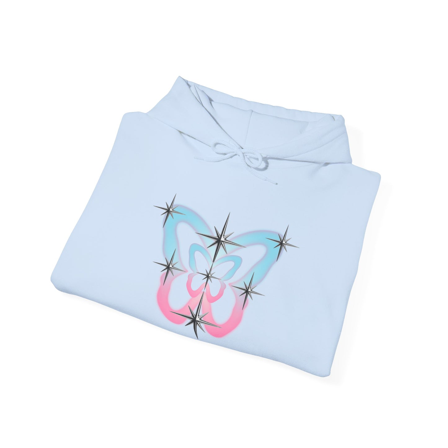 Stray Kids Butterfly Logo Hoodie — Pastel Sparkle K-pop Fan Sweatshirt