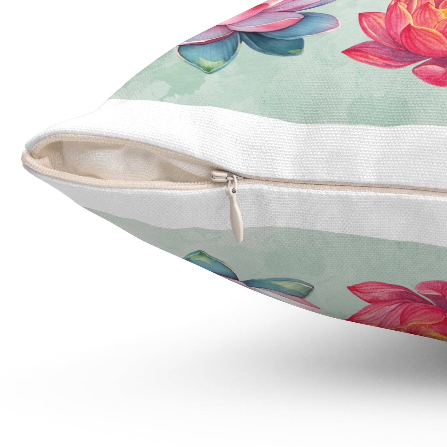 Buddha Lotus Meditation Throw Pillow — Spiritual Zen Home Decor