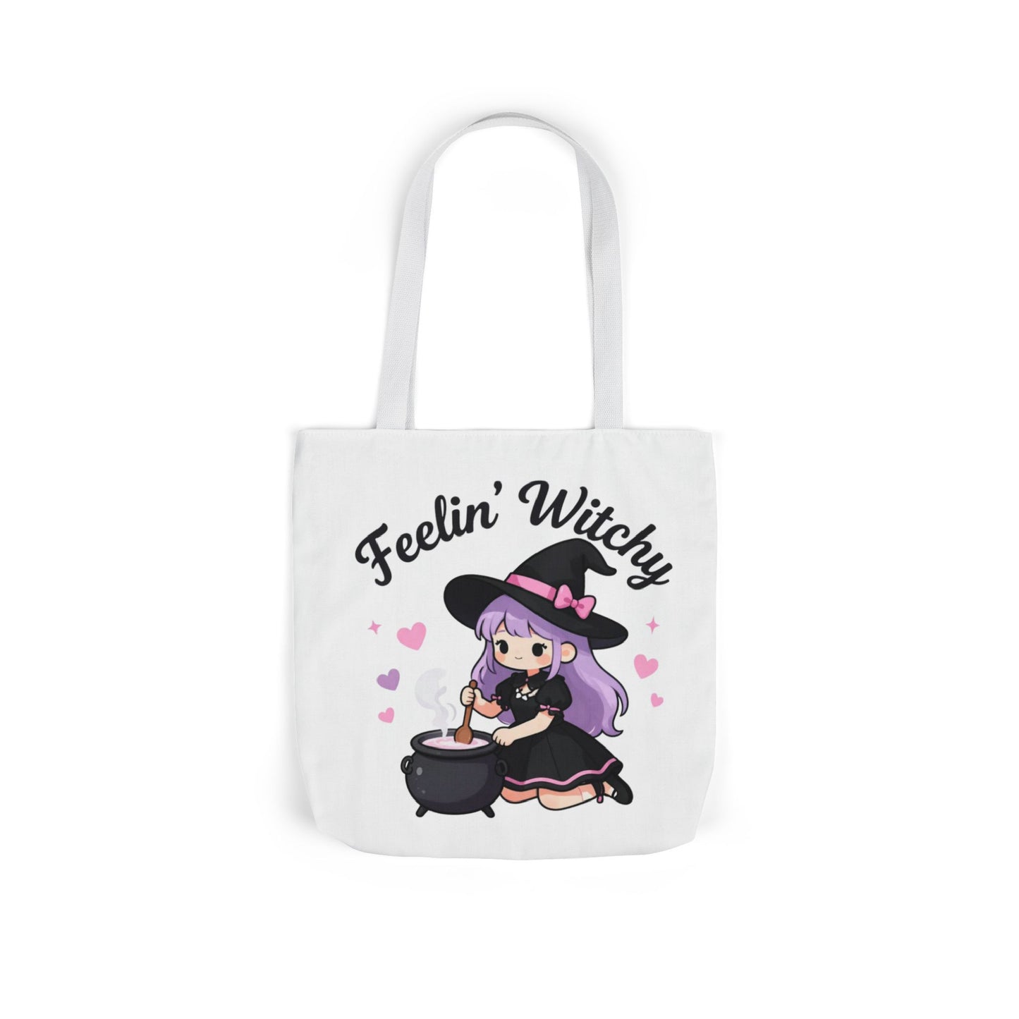 Feelin' Witchy Cute Witch Tote Bag