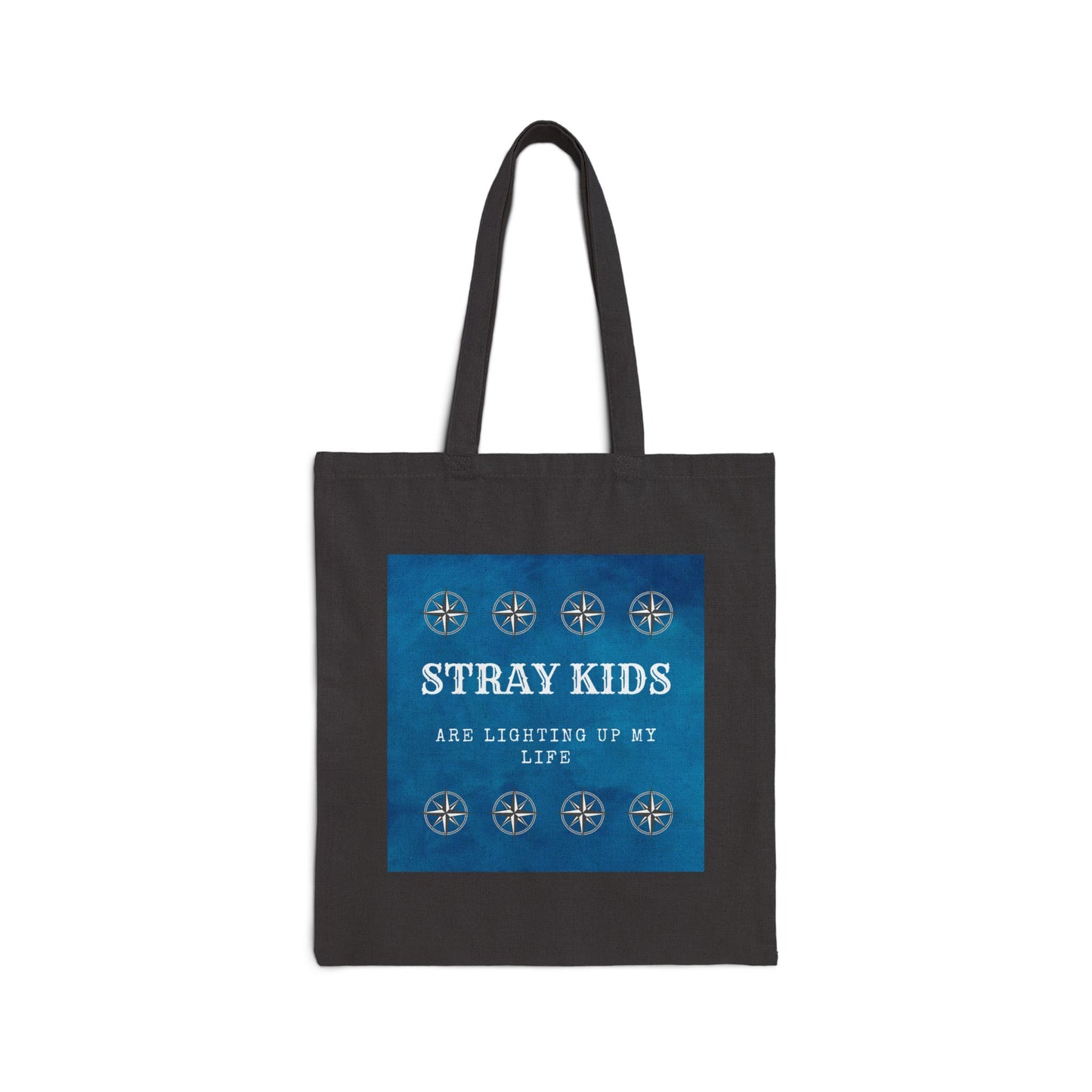 Stray Kids Fan Tote Bag — "Stray Kids Are Lighting Up My Life" Laptop & Concert Bag