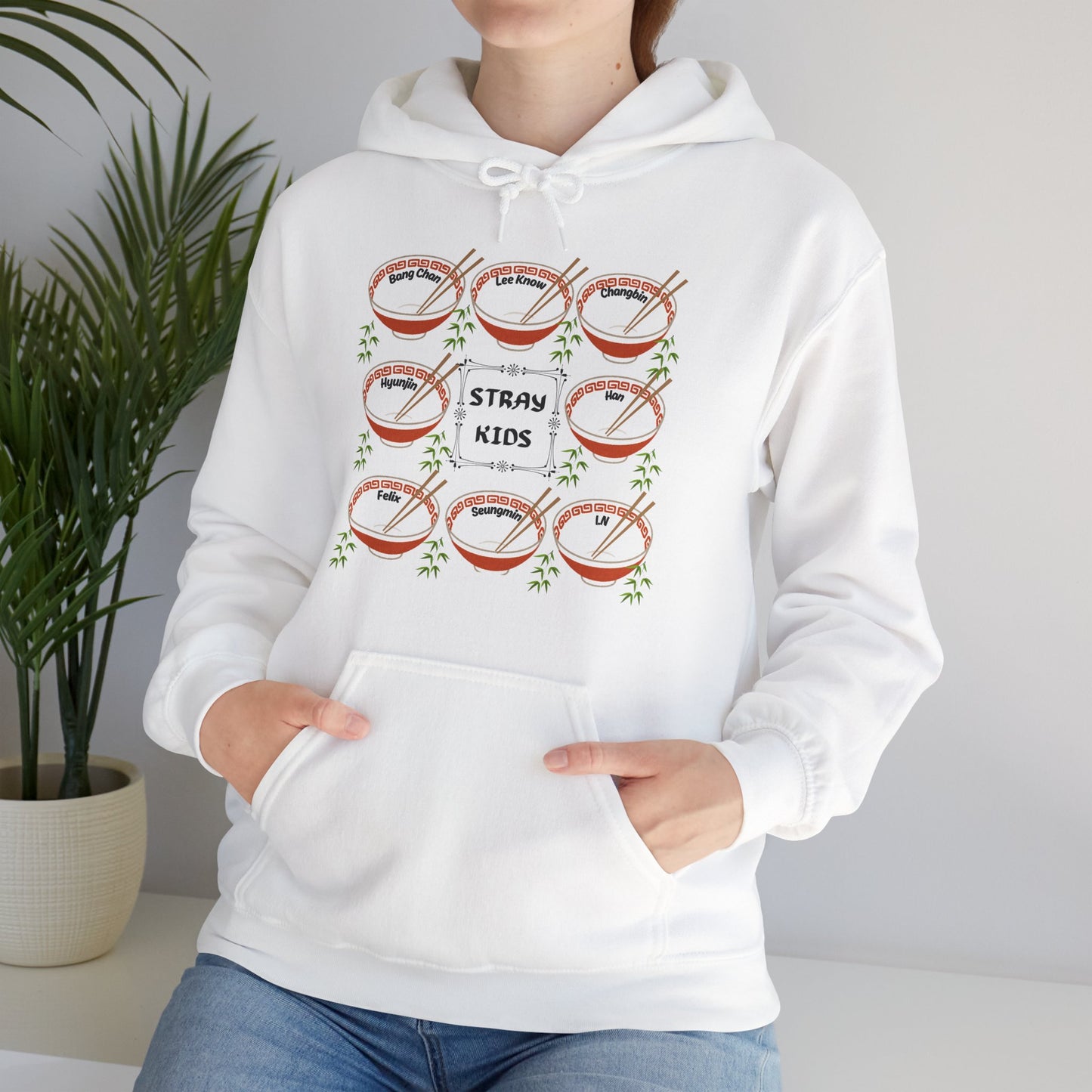 Stray Kids Ramen Bowl Hoodie Pullover