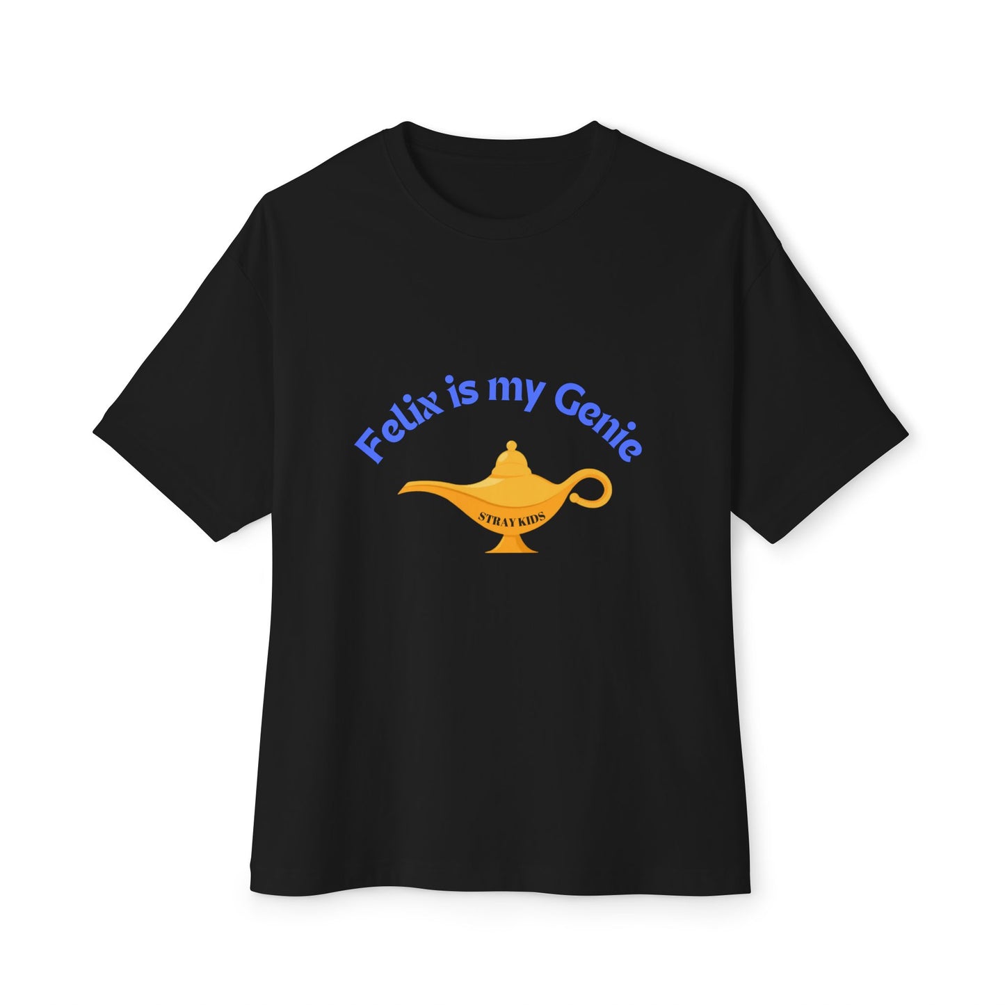 “Felix is my Genie” Tee, STRAY KIDS fan Oversized Graphic Boxy T-Shirt
