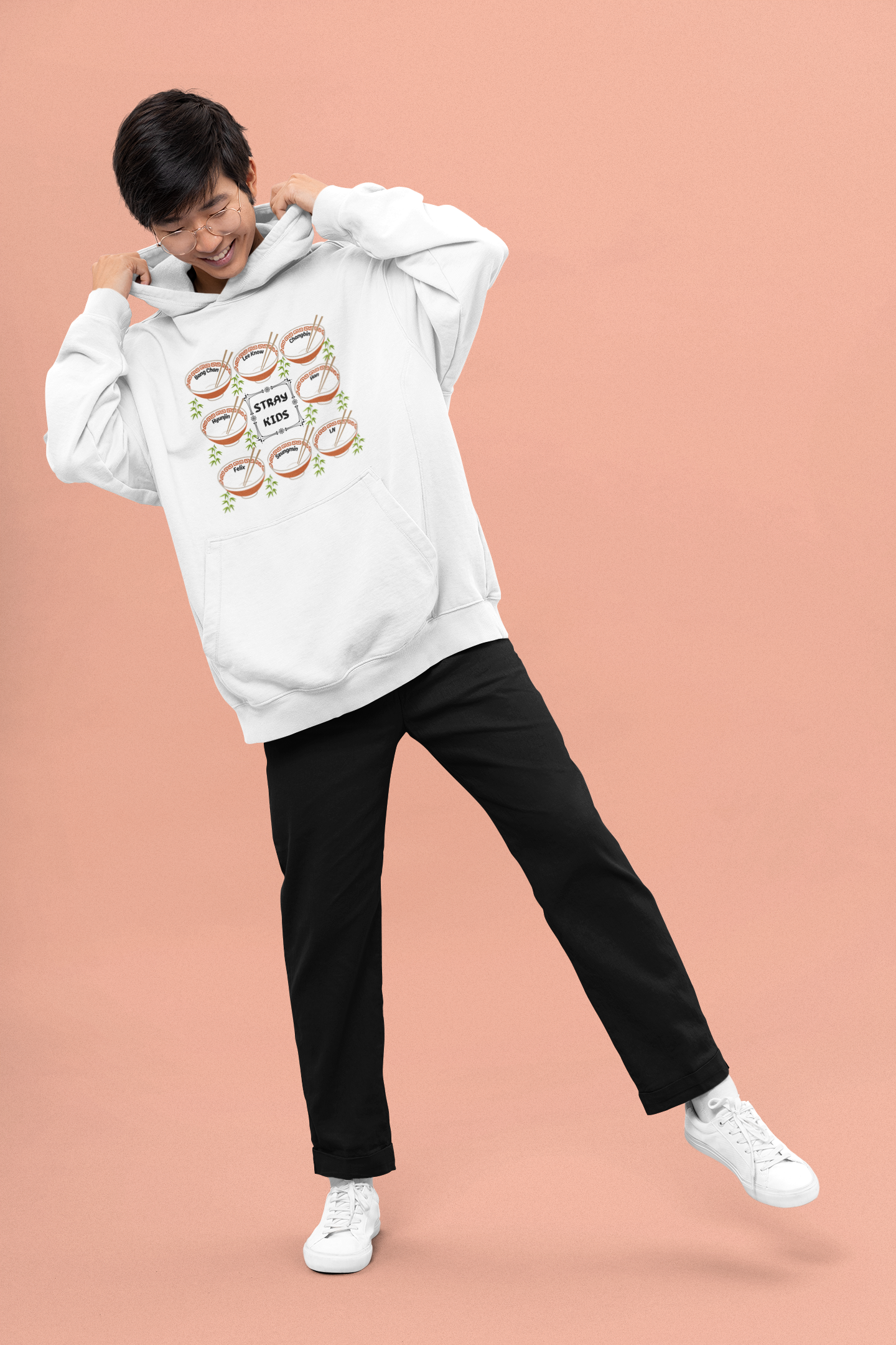 Hoodie — 'Stray Kids' K-Pop Fan Graphic Ramen Pullover