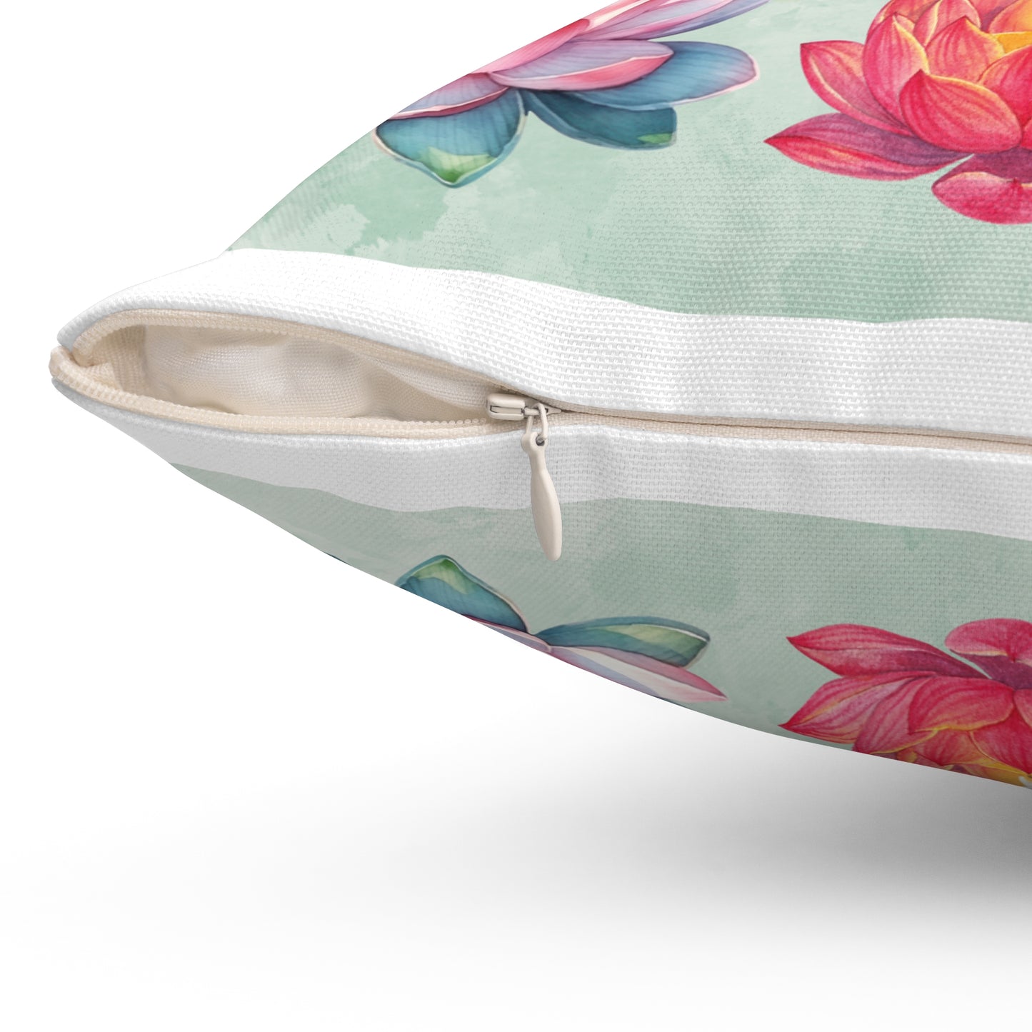 Buddha Lotus Meditation Throw Pillow — Spiritual Zen Home Decor