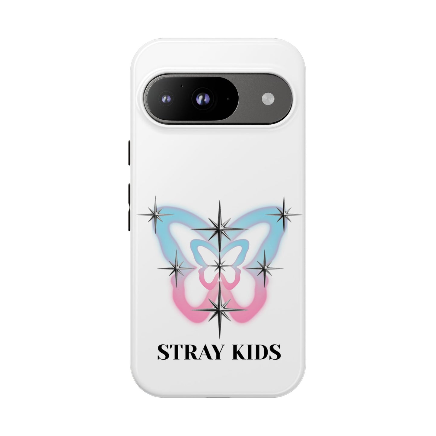 Stray Kids Sparkle Butterfly Phone Case — K-Pop Fan Protective Phone Cover