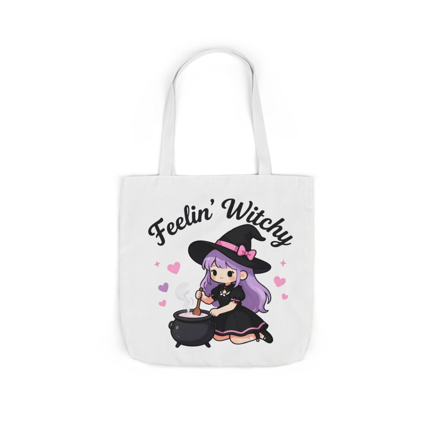 Feelin' Witchy Cute Witch Tote Bag
