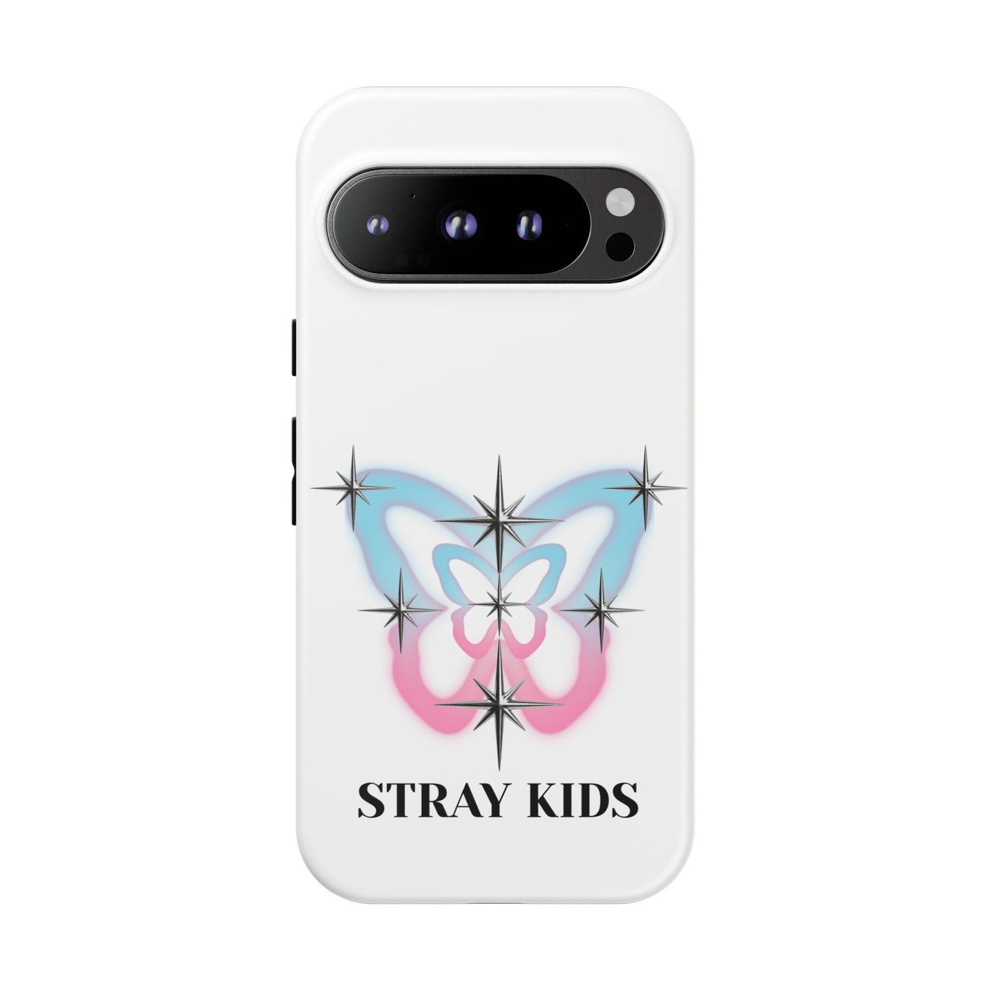 Stray Kids Sparkle Butterfly Phone Case — K-Pop Fan Protective Phone Cover