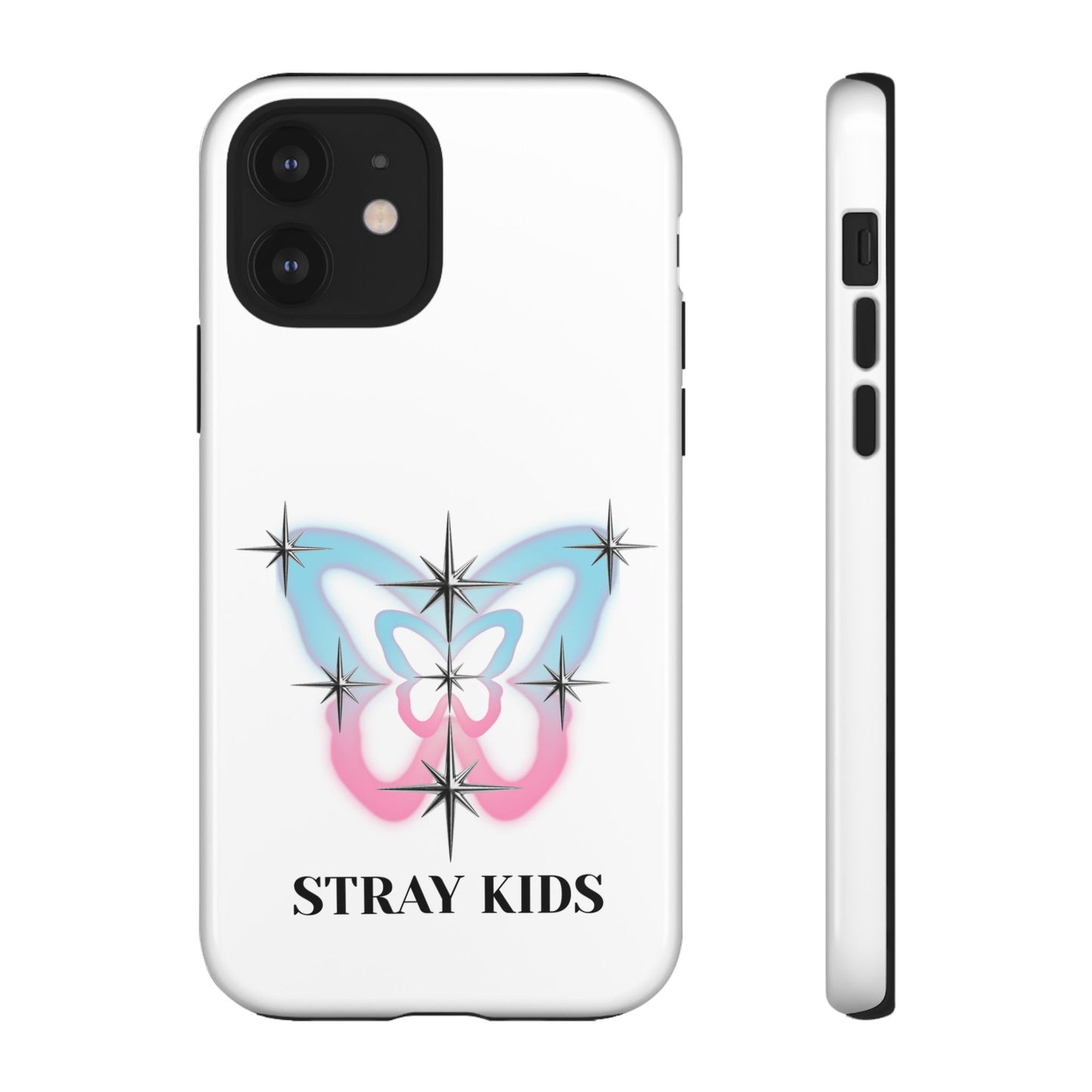Stray Kids Sparkle Butterfly Phone Case — K-Pop Fan Protective Phone Cover