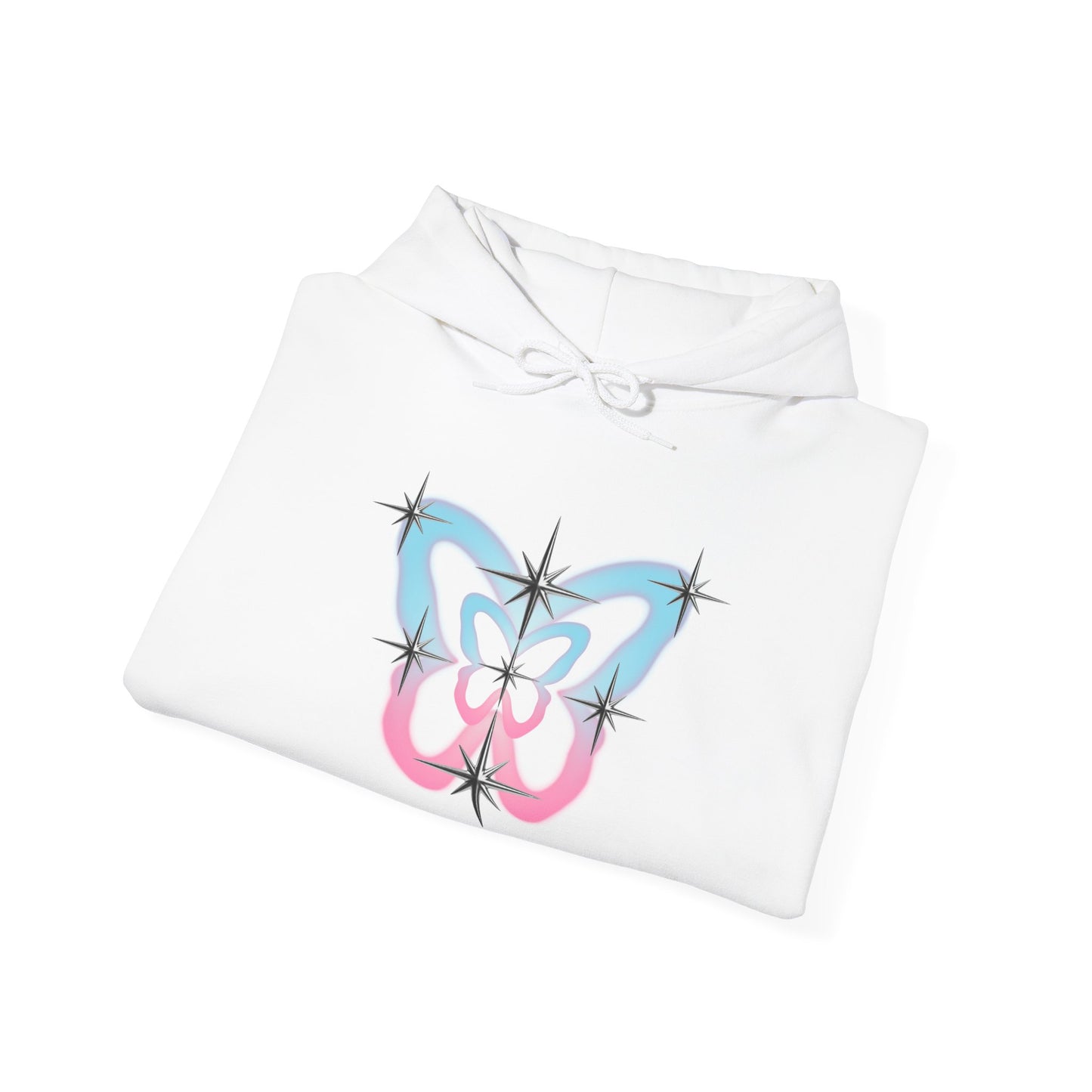 Stray Kids Butterfly Logo Hoodie — Pastel Sparkle K-pop Fan Sweatshirt
