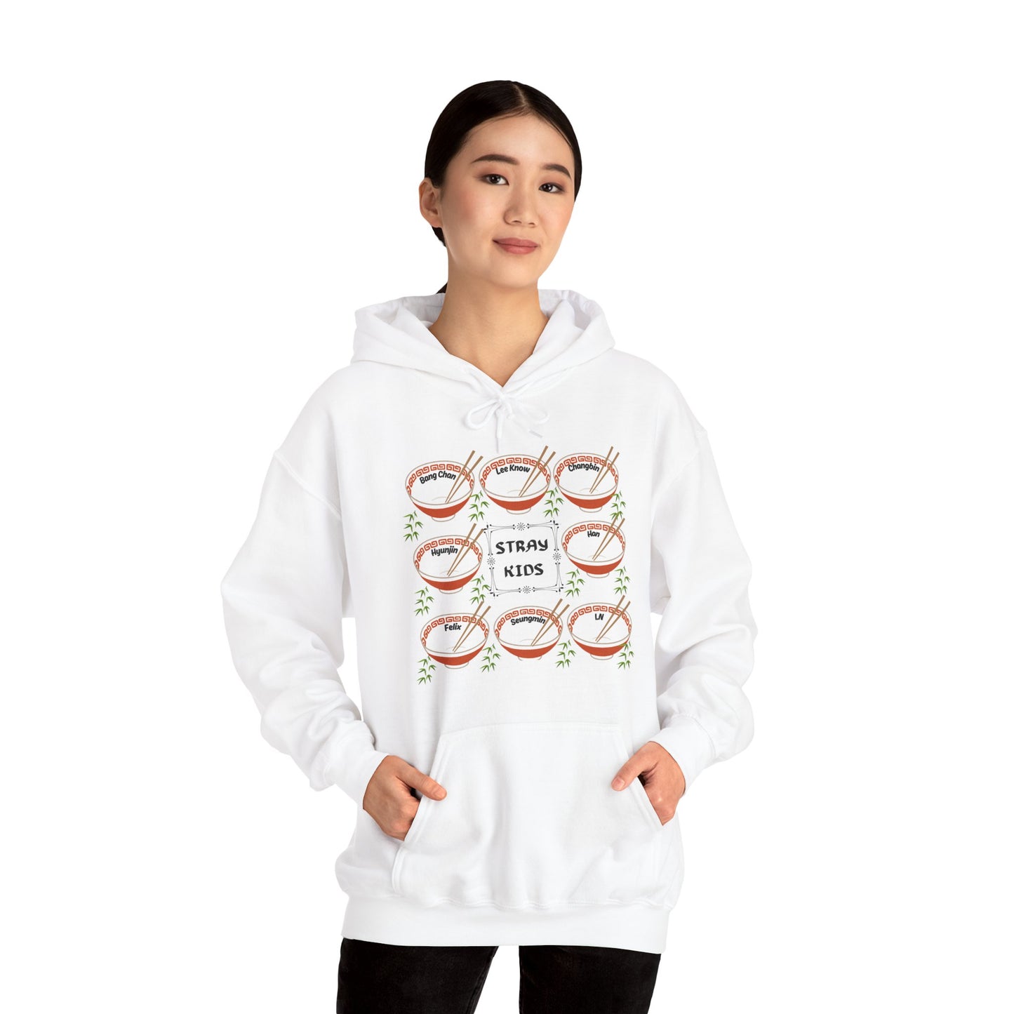 Stray Kids Ramen Bowl Hoodie Pullover