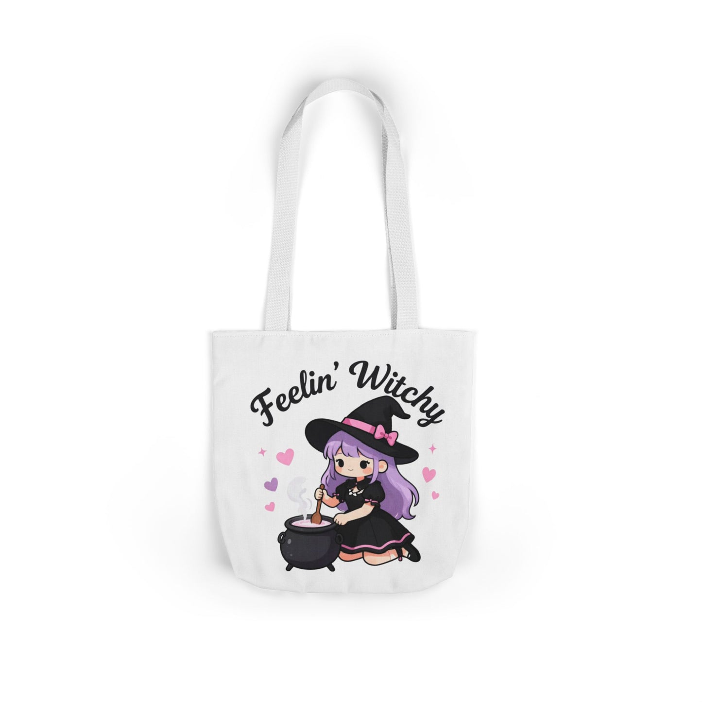 Feelin' Witchy Cute Witch Tote Bag