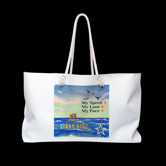 STRAY KIDS 'My Speed, My Lane, My Pace' Weekender Travel Tote