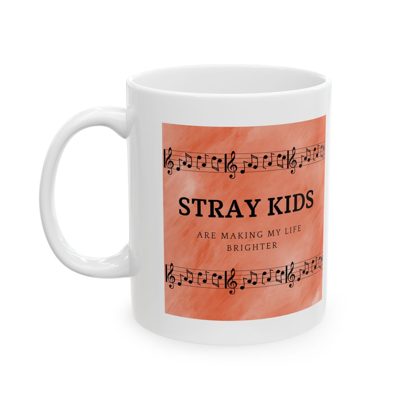 Stray Kids 'Are Making My Life Brighter “ Lyric Ceramic Mug (11oz)