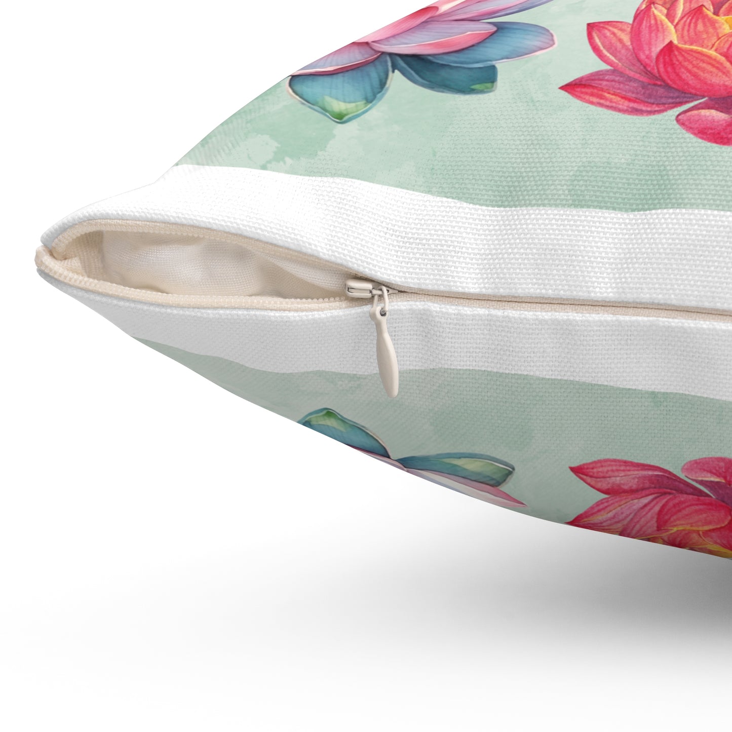 Buddha Lotus Meditation Throw Pillow — Spiritual Zen Home Decor