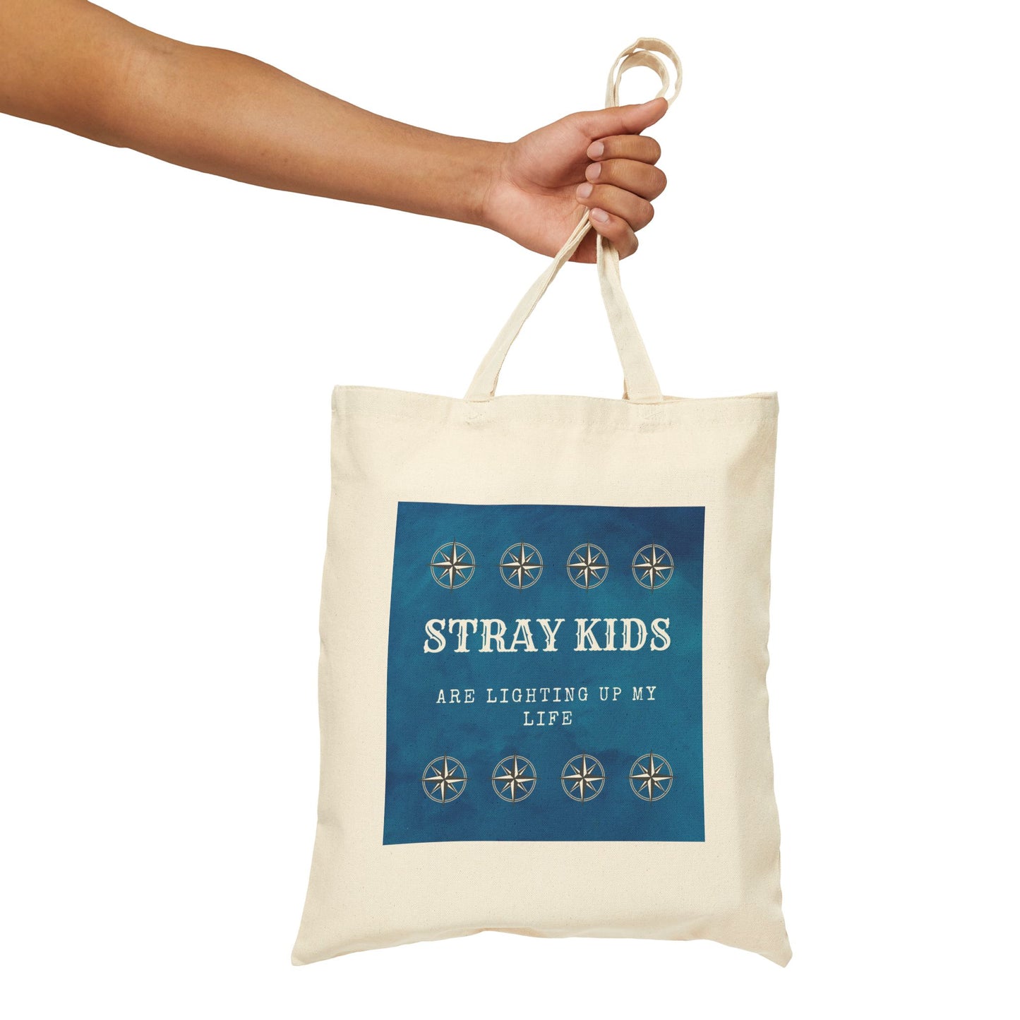 Stray Kids Fan Tote Bag — "Stray Kids Are Lighting Up My Life" Laptop & Concert Bag