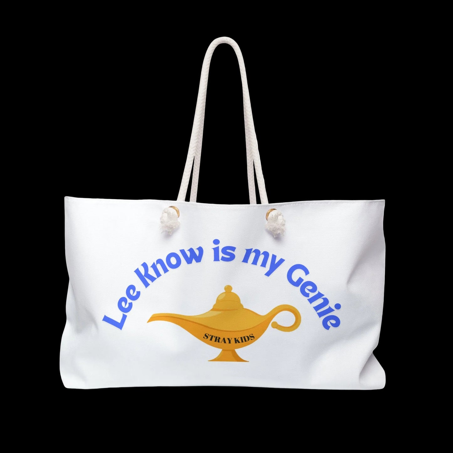 “Lee Know Is My Genie” STRAY KIDS fan Travel Tote