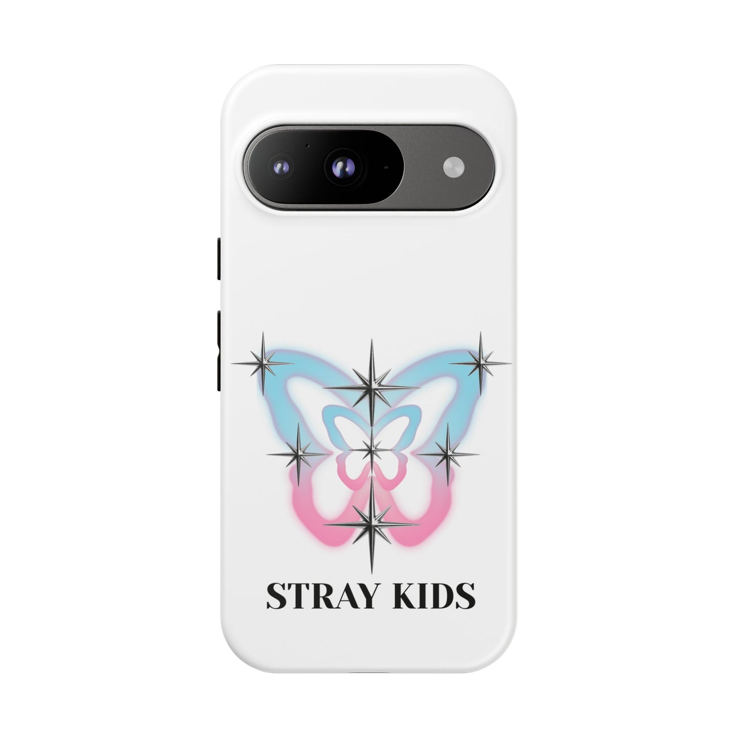 Stray Kids Sparkle Butterfly Phone Case — K-Pop Fan Protective Phone Cover
