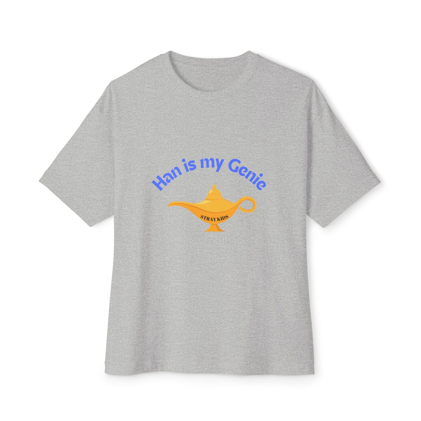 "Han is my Genie" Tee, STRAY KIDS fan Oversized Graphic Boxy T-Shirt