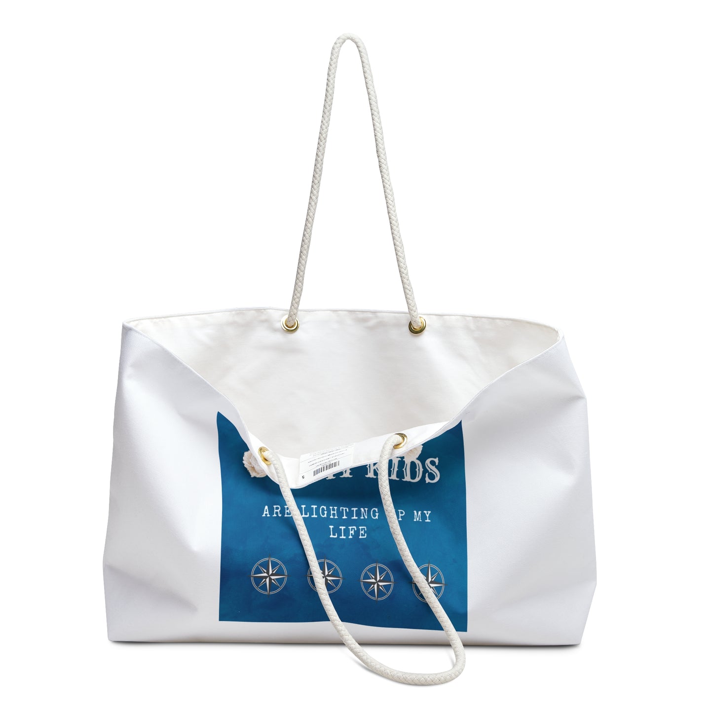 Stray Kids 'Are Lighting Up My Life' Blue Graphic Weekender Bag