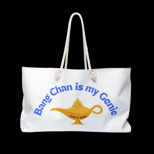 "Bang Chan is my Genie" STRAY KIDS fan Travel Tote..