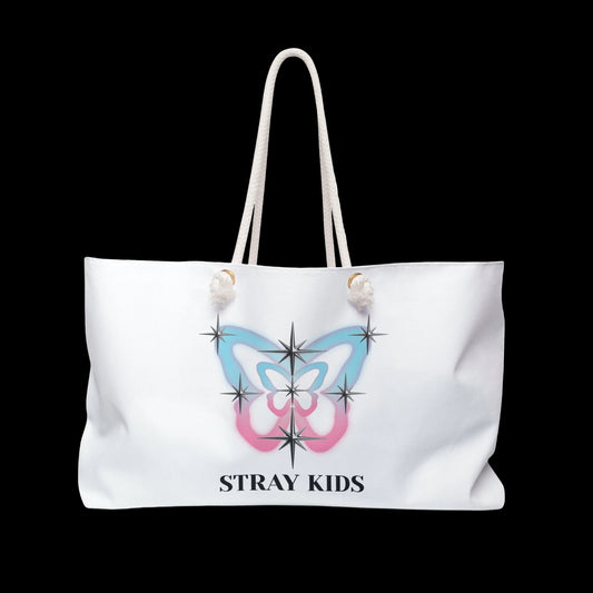 Stray Kids Butterfly Weekender Bag – K-Pop Travel Tote