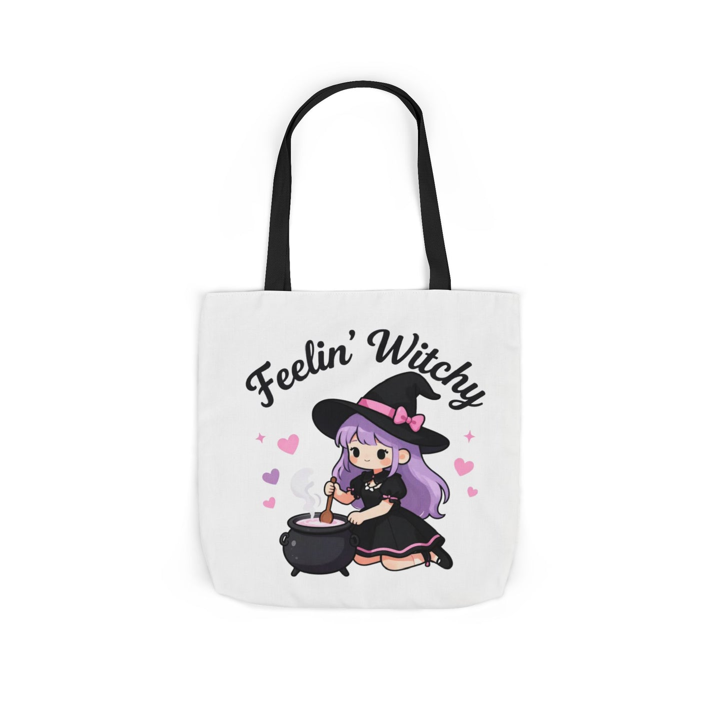 Feelin' Witchy Cute Witch Tote Bag