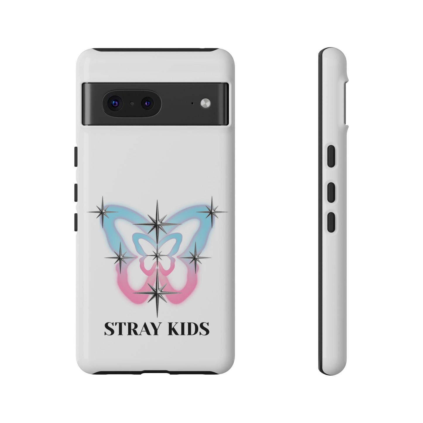 Stray Kids Sparkle Butterfly Phone Case — K-Pop Fan Protective Phone Cover