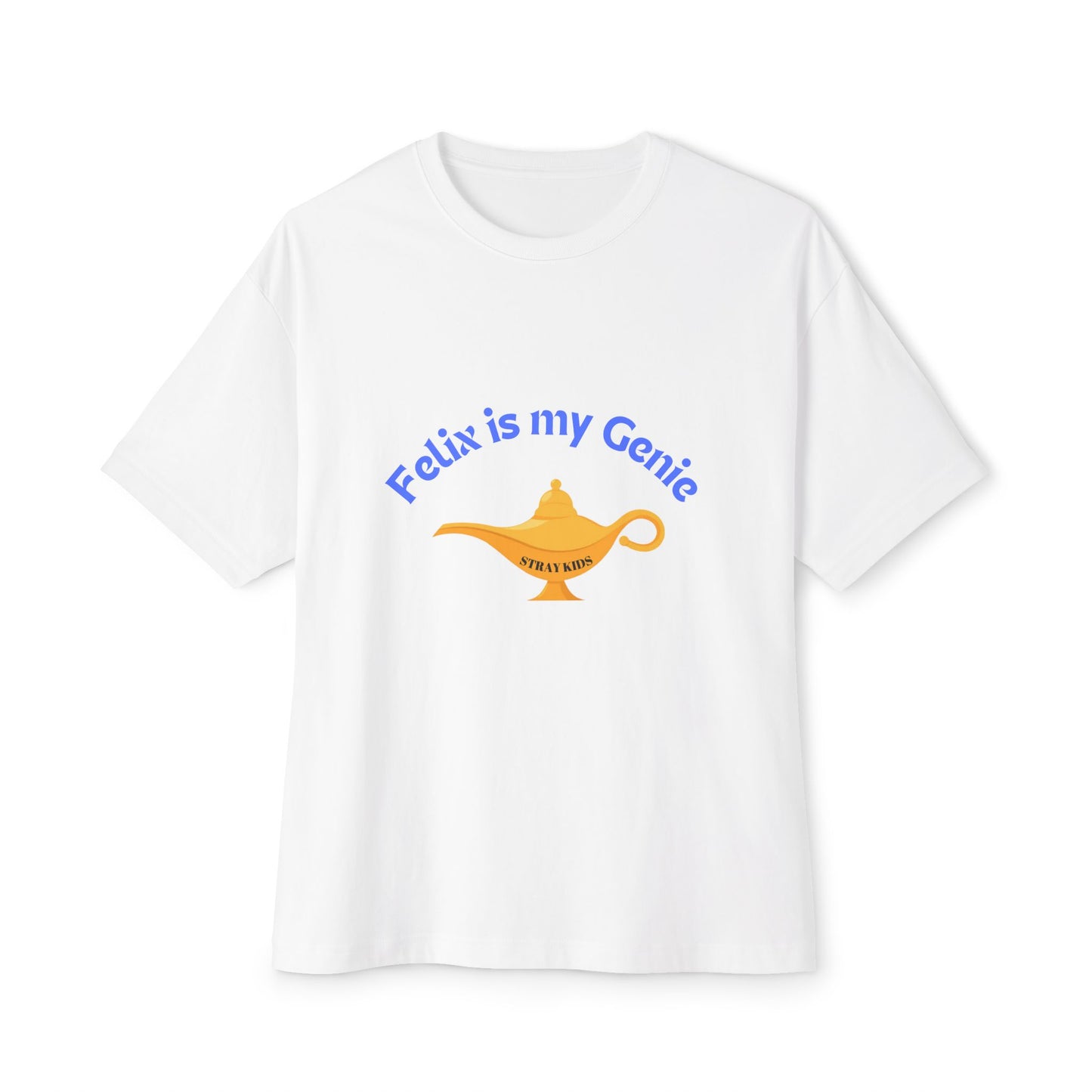 “Felix is my Genie” Tee, STRAY KIDS fan Oversized Graphic Boxy T-Shirt