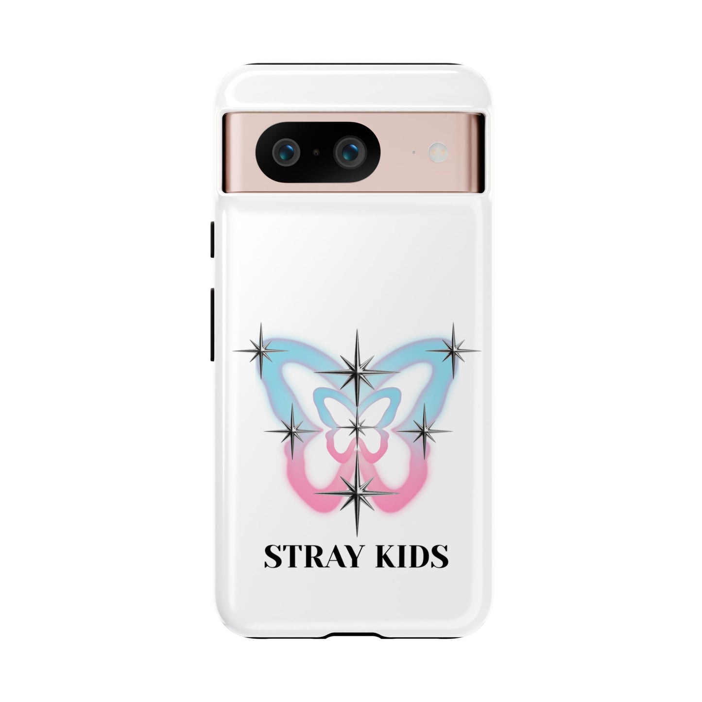 Stray Kids Sparkle Butterfly Phone Case — K-Pop Fan Protective Phone Cover