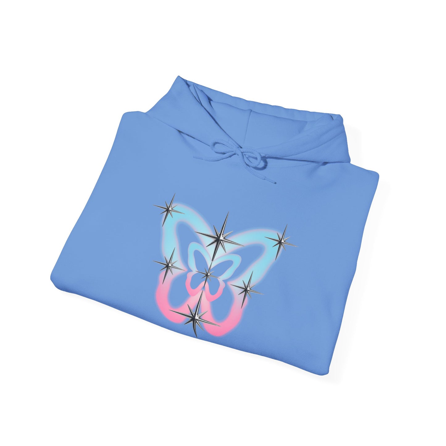Stray Kids Butterfly Logo Hoodie — Pastel Sparkle K-pop Fan Sweatshirt