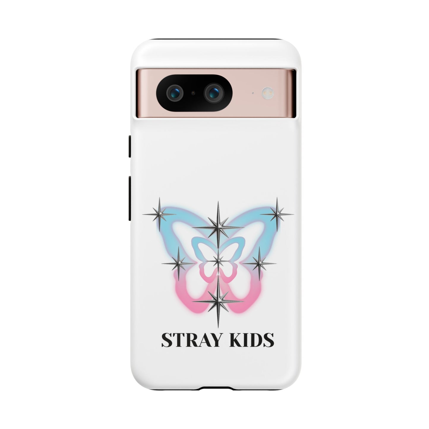 Stray Kids Sparkle Butterfly Phone Case — K-Pop Fan Protective Phone Cover