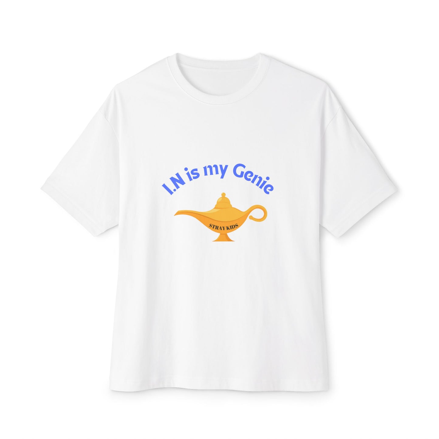 "I.N is my Genie" Tee, STRAY KIDS fan Oversized Graphic Boxy T-Shirt
