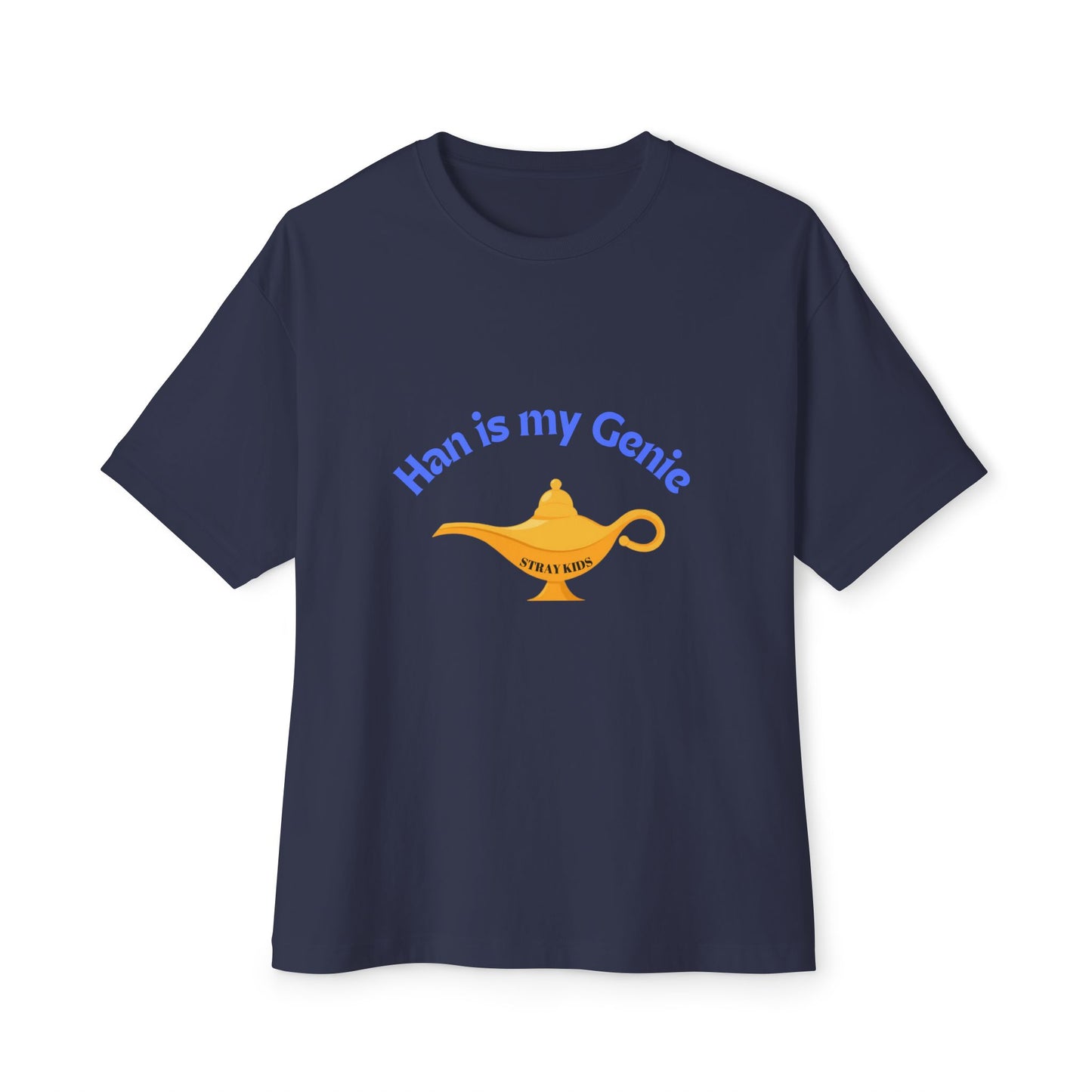 "Han is my Genie" Tee, STRAY KIDS fan Oversized Graphic Boxy T-Shirt
