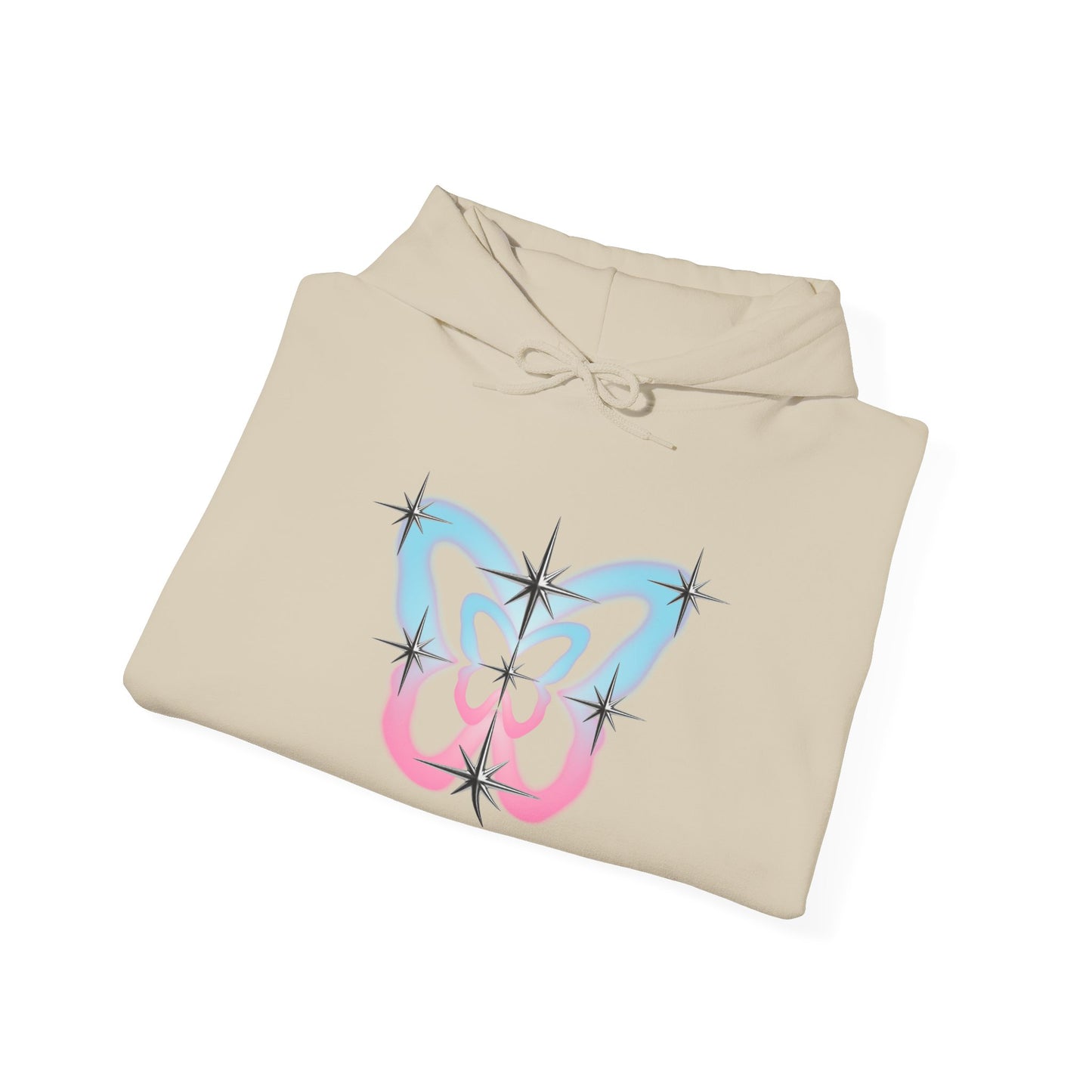 Stray Kids Butterfly Logo Hoodie — Pastel Sparkle K-pop Fan Sweatshirt
