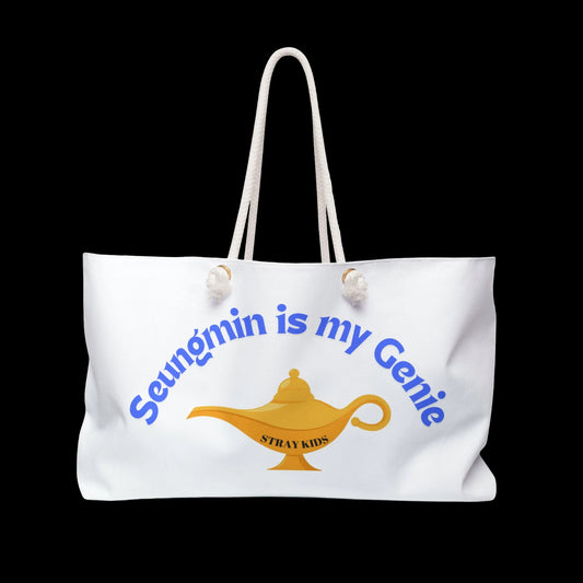 “Seungmin Is My Genie” STRAY KIDS fan Travel Tote